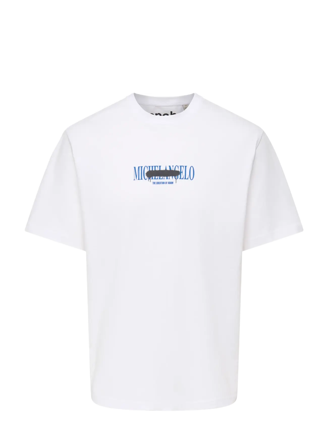 ONLY & SONS ONSMICHELANGIOLO LIFE RLX SS LIC TEE - Kleidung - BRIGHT WHITE / white