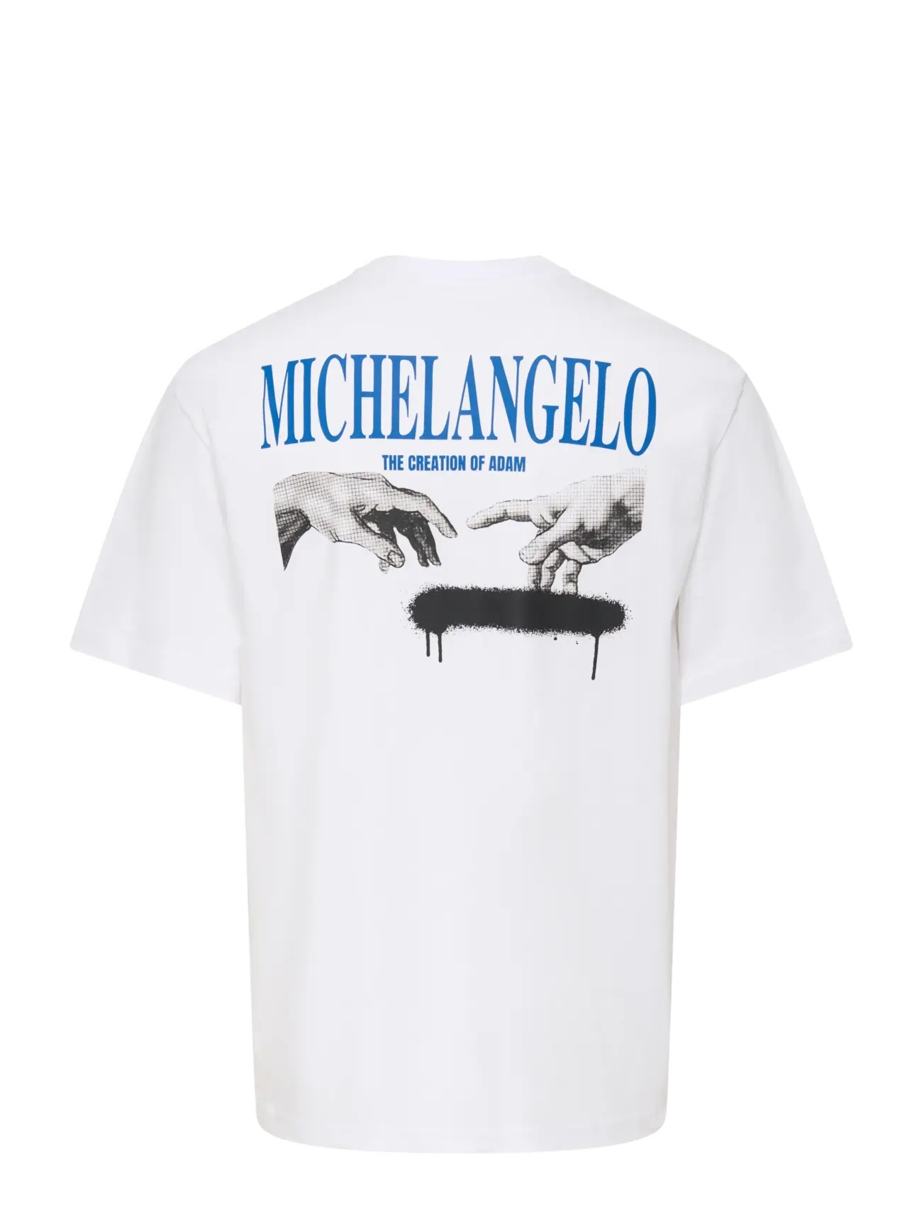 ONLY & SONS - ONSMICHELANGIOLO LIFE RLX SS LIC TEE - kurzärmelige t-shirts - bright white - 1