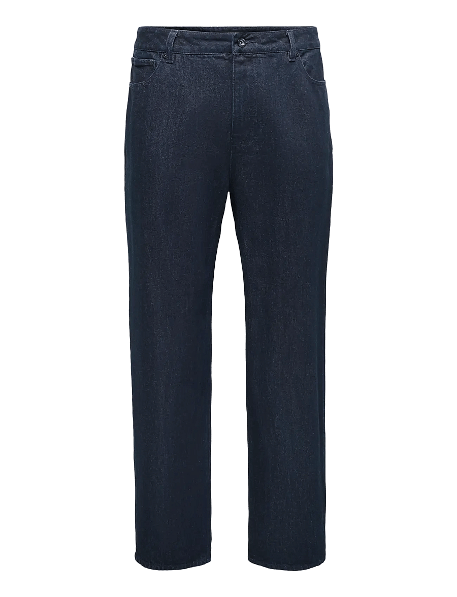 ONLY & SONS - ONSFADE LOOSE JAQ 9448 YFM DNM - weite jeans - dark blue denim - 0