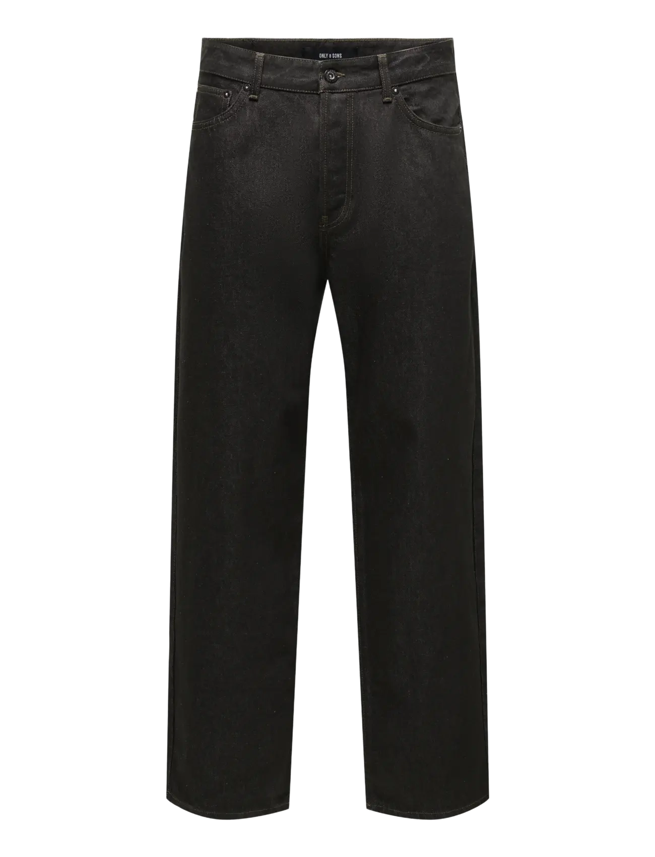 ONLY & SONS ONSFADE LOOSE BROWN 9479 DOT DNM NOOS - Kleidung - BROWN DENIM / brown