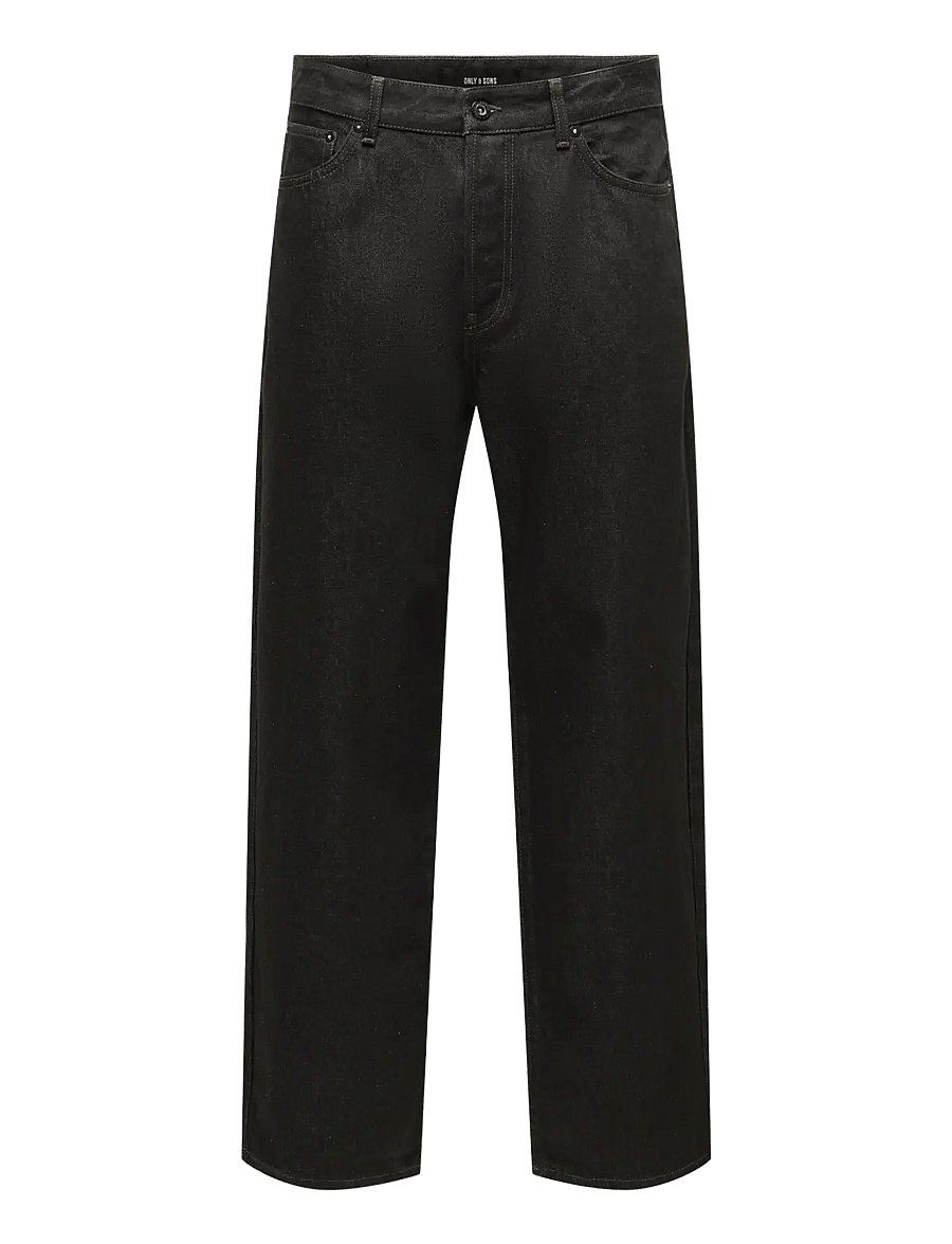 ONLY & SONS - ONSFADE LOOSE BROWN 9479 DOT DNM NOOS - brown denim - 1
