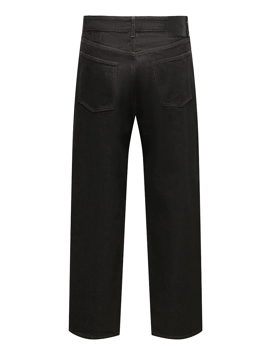ONLY & SONS - ONSFADE LOOSE BROWN 9479 DOT DNM NOOS - brown denim - 2
