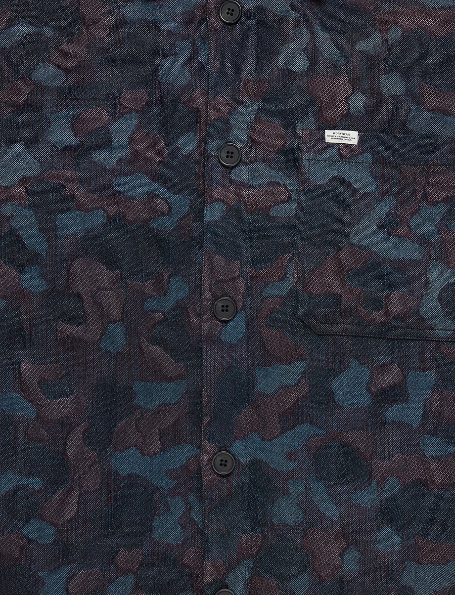 ONLY & SONS - ONSJUDSEN JAQUARD OVERSHIRT WW - mustriga särgid - blue nights - 2