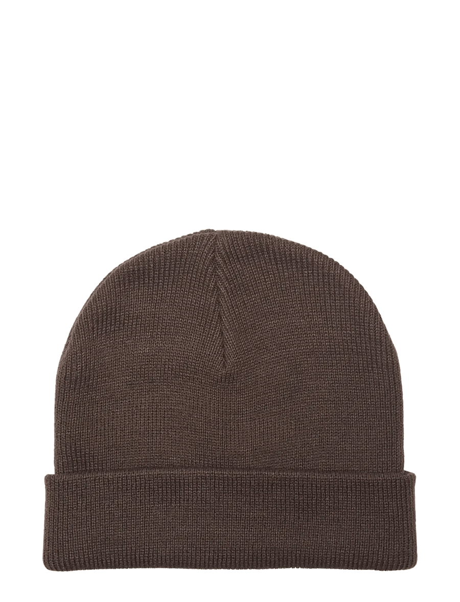 ONLY & SONS - ONSISAAC SHORT BEANIE FLAT KNIT - kollektionen - chocolate martini - 1