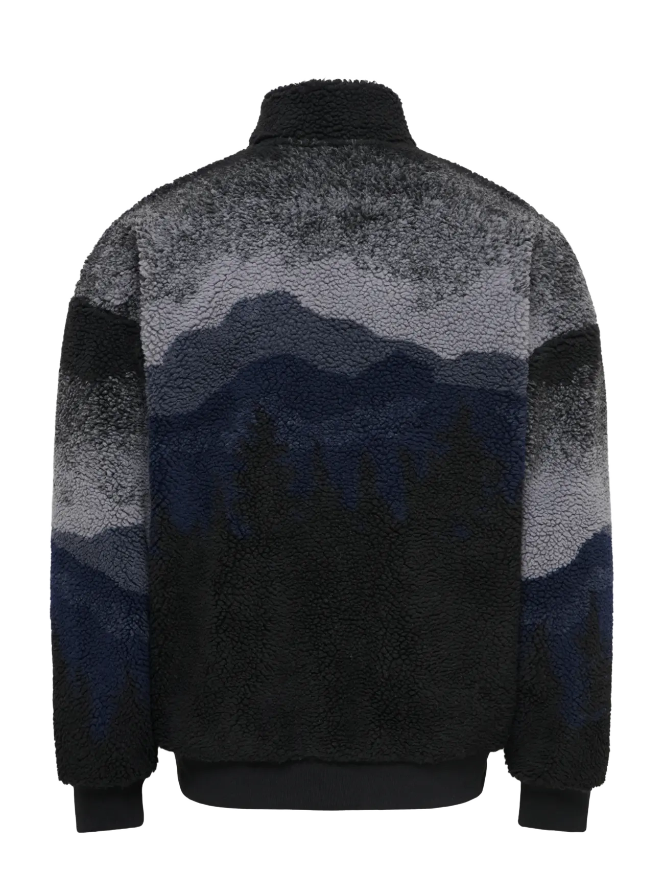 ONLY & SONS - ONSADAM LIFE OVZ SHERPA BOMBER SWEAT - fleecetrøjer - dark navy - 1
