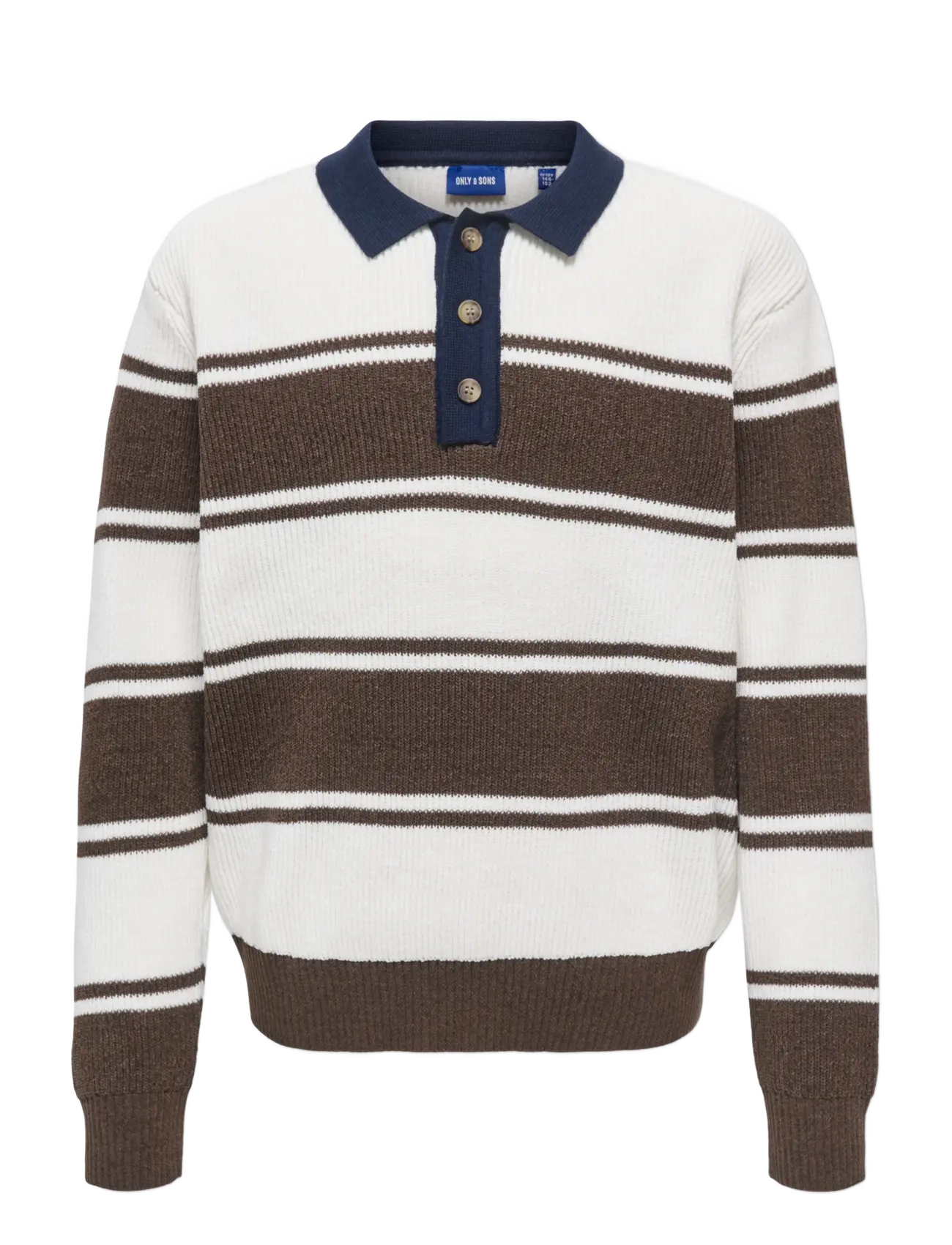 ONLY & SONS OSJRODGER RLX POLO KNIT - Teens 140-176 - CLOUD DANCER / white