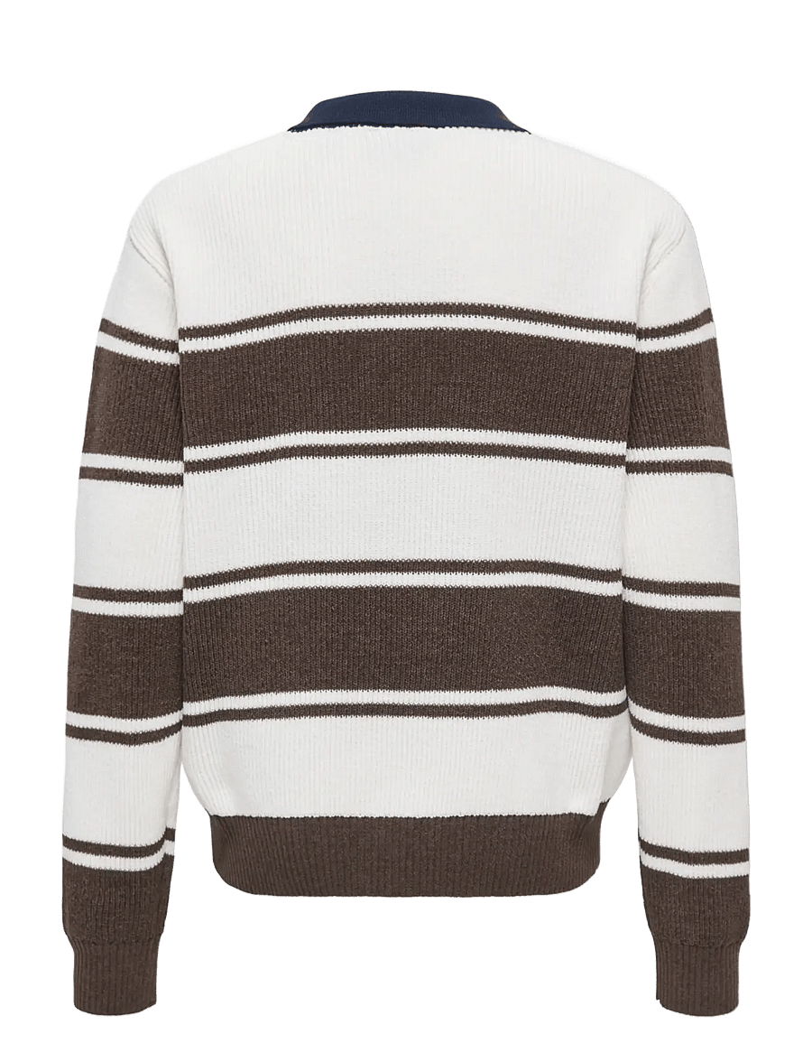 ONLY & SONS - OSJRODGER RLX POLO KNIT - cloud dancer - 1