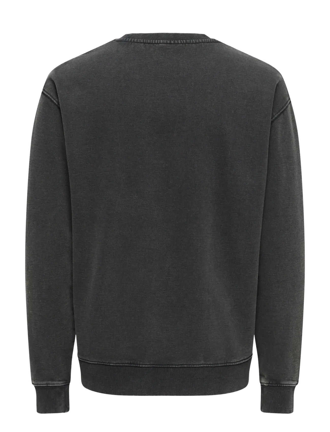ONLY & SONS - ONSCREATIVE COLLEGE RLX WASH CREW SWEAT - black - 1