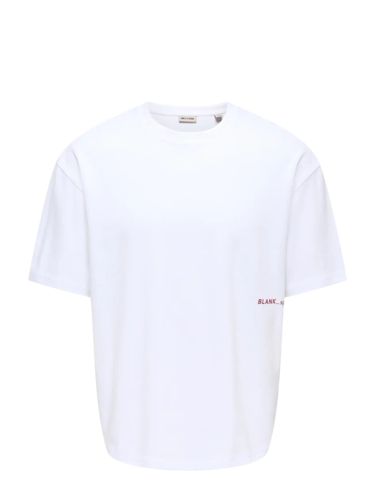 ONLY & SONS ONSCASPIAN AIRFLEX BLNK SPACE BXY TEE - Kollektioner - BRIGHT WHITE / white
