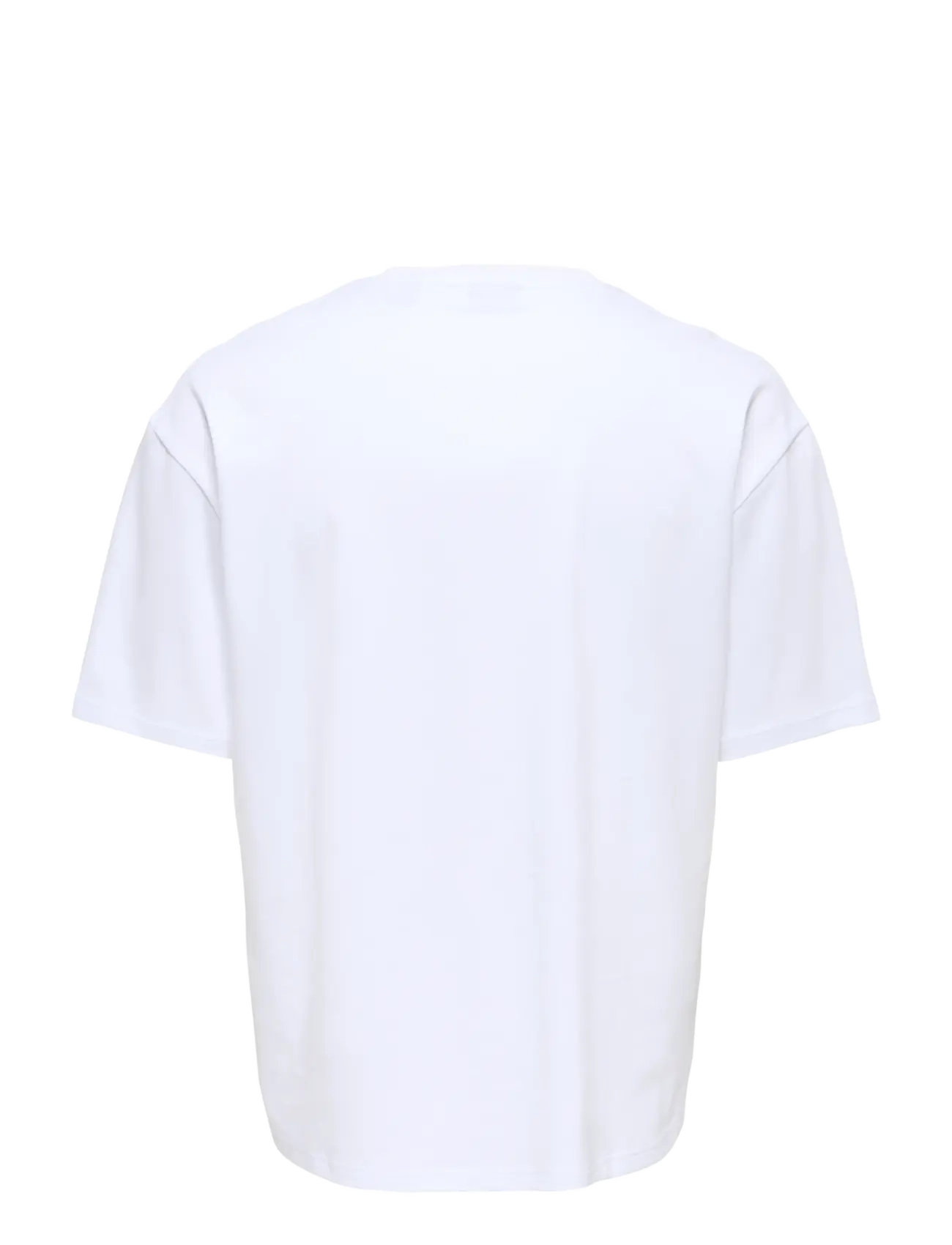 ONLY & SONS - ONSCASPIAN AIRFLEX BLNK SPACE BXY TEE - bright white - 1