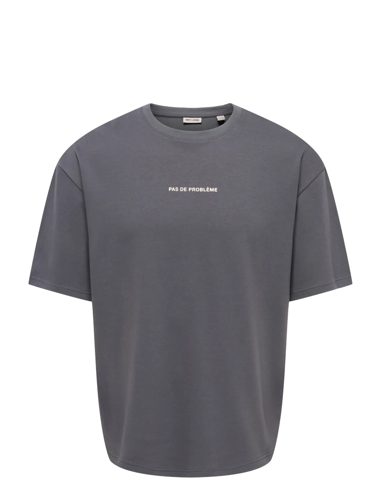 ONLY & SONS ONSCASPIAN AIRFLEX BLNK SPACE BXY TEE - ONLY & SONS - GREY PINSTRIPE / grey