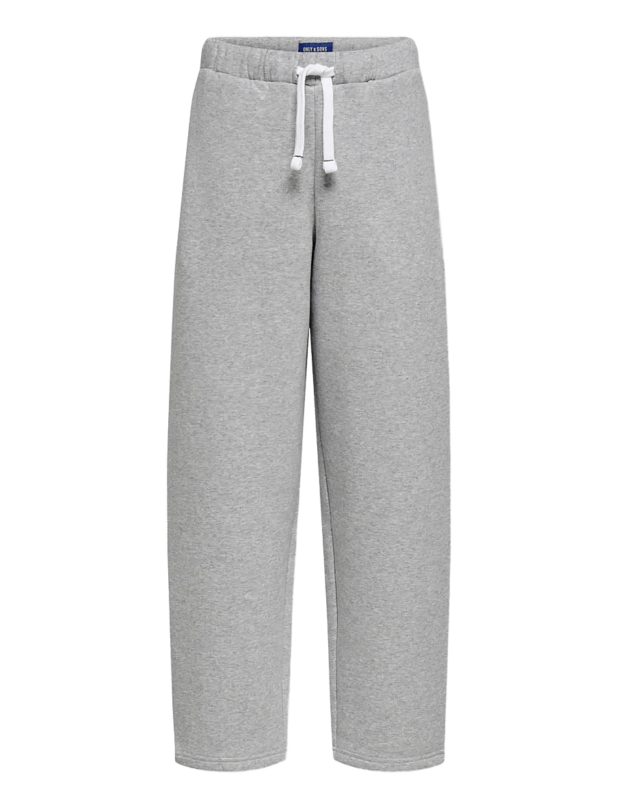 ONLY & SONS - OSJCERES BARREL SWEAT PANT - light grey melange - 0