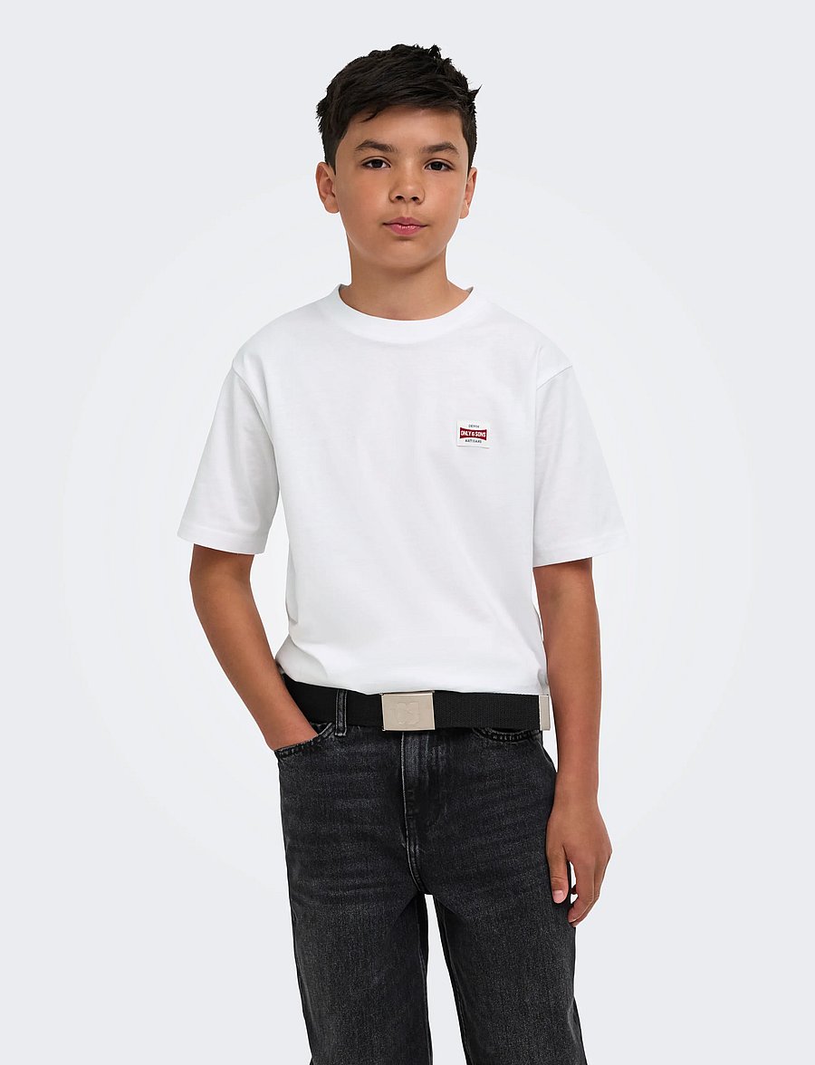 ONLY & SONS - OSJFRED LIFE RLX SS LABEL TEE 2-PACK - kortärmade t-shirts - night sky - 0