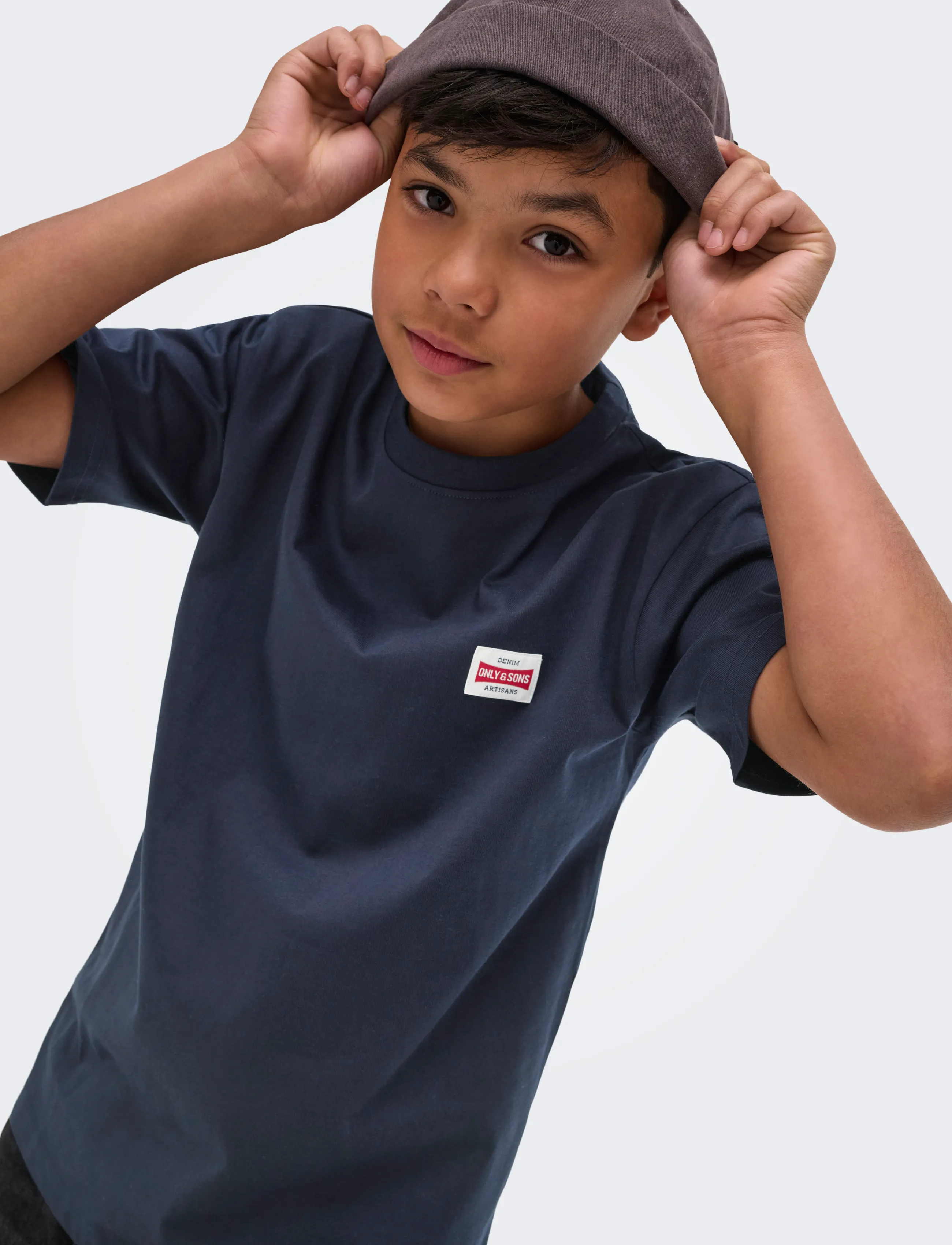 ONLY & SONS - OSJFRED LIFE RLX SS LABEL TEE 2-PACK - kortärmade t-shirts - night sky - 4