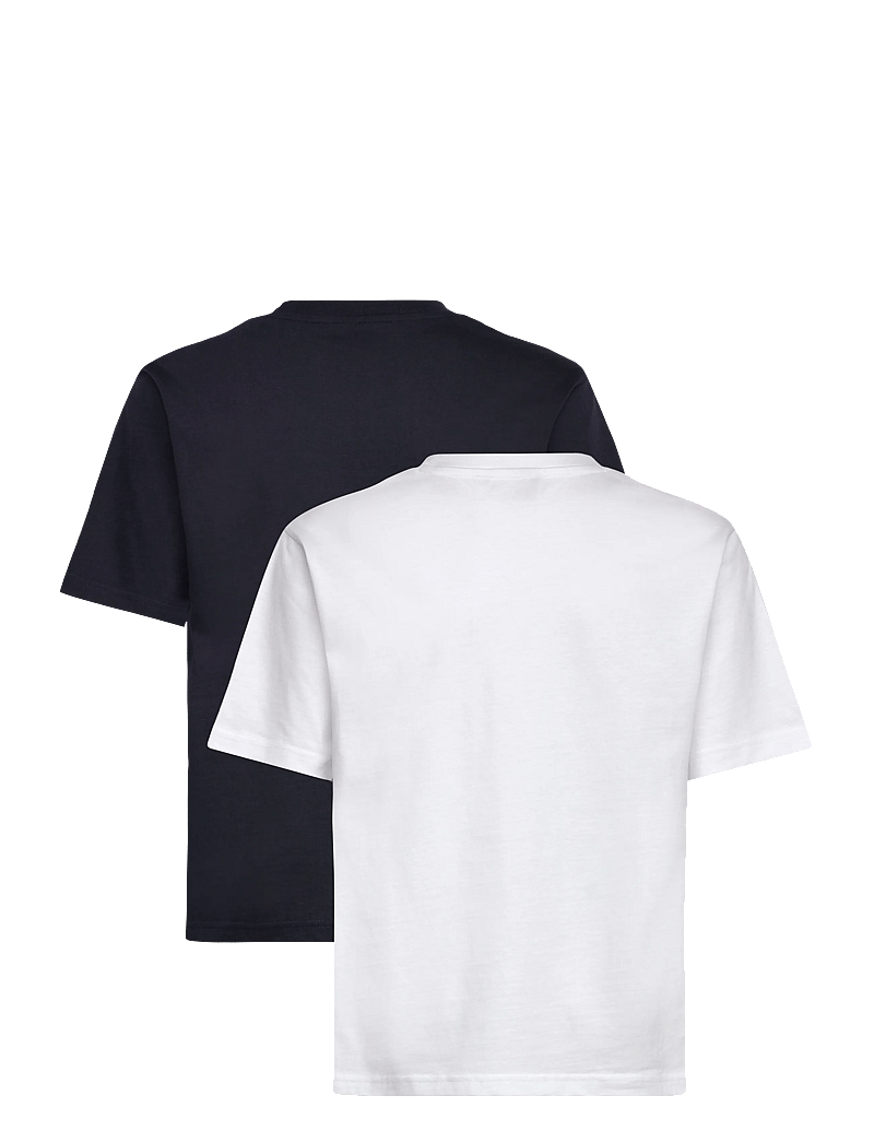 ONLY & SONS - OSJFRED LIFE RLX SS LABEL TEE 2-PACK - kortærmede t-shirts - night sky - 1