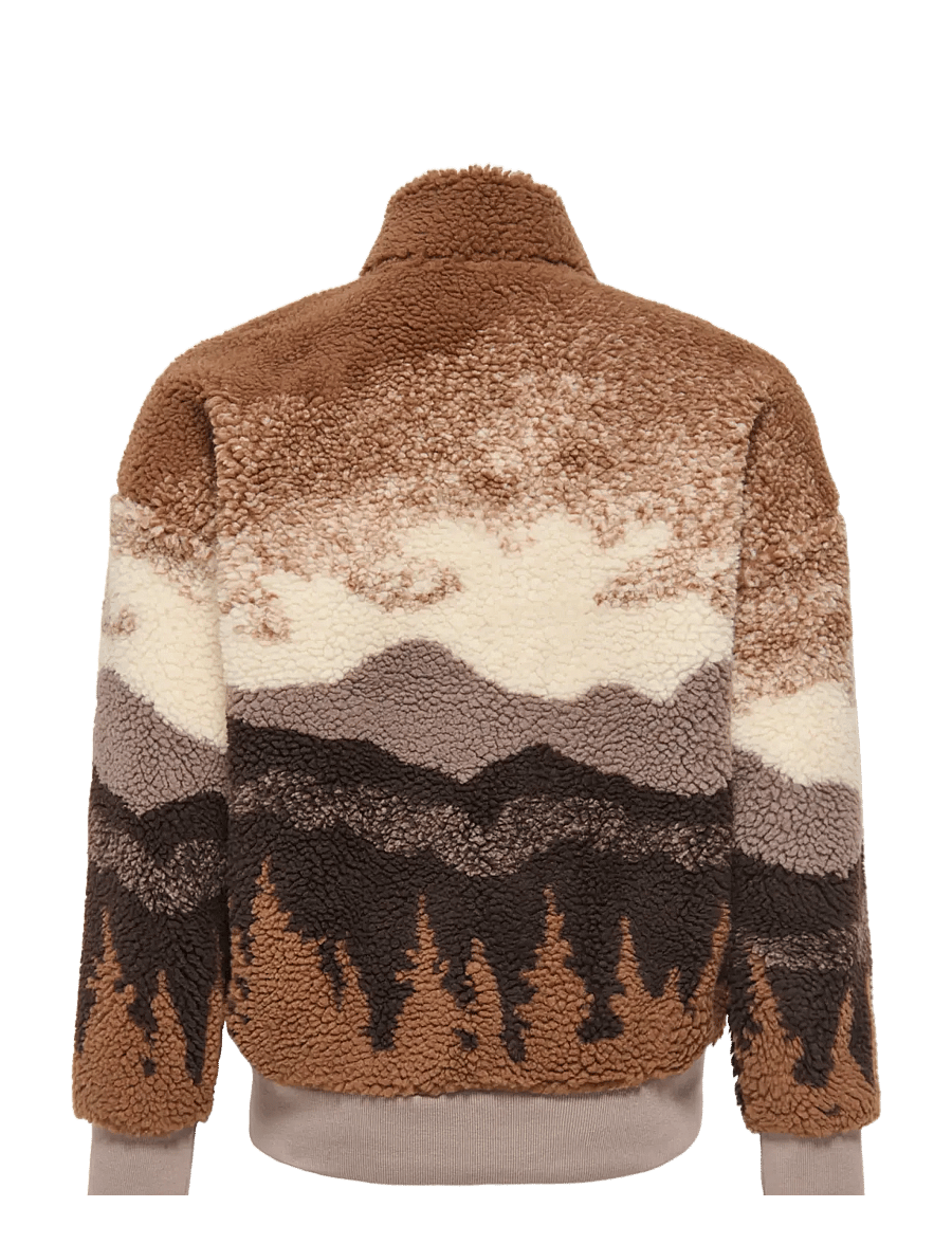 ONLY & SONS - OSJADAM LIFE OVZ SHERPA BOMBER SWEAT - bomberjackor - fungi - 1