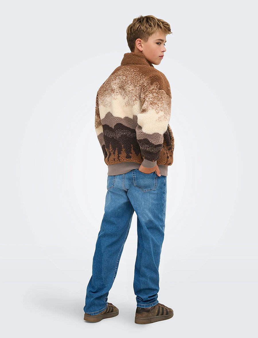 ONLY & SONS - OSJADAM LIFE OVZ SHERPA BOMBER SWEAT - bomberjacken - fungi - 3