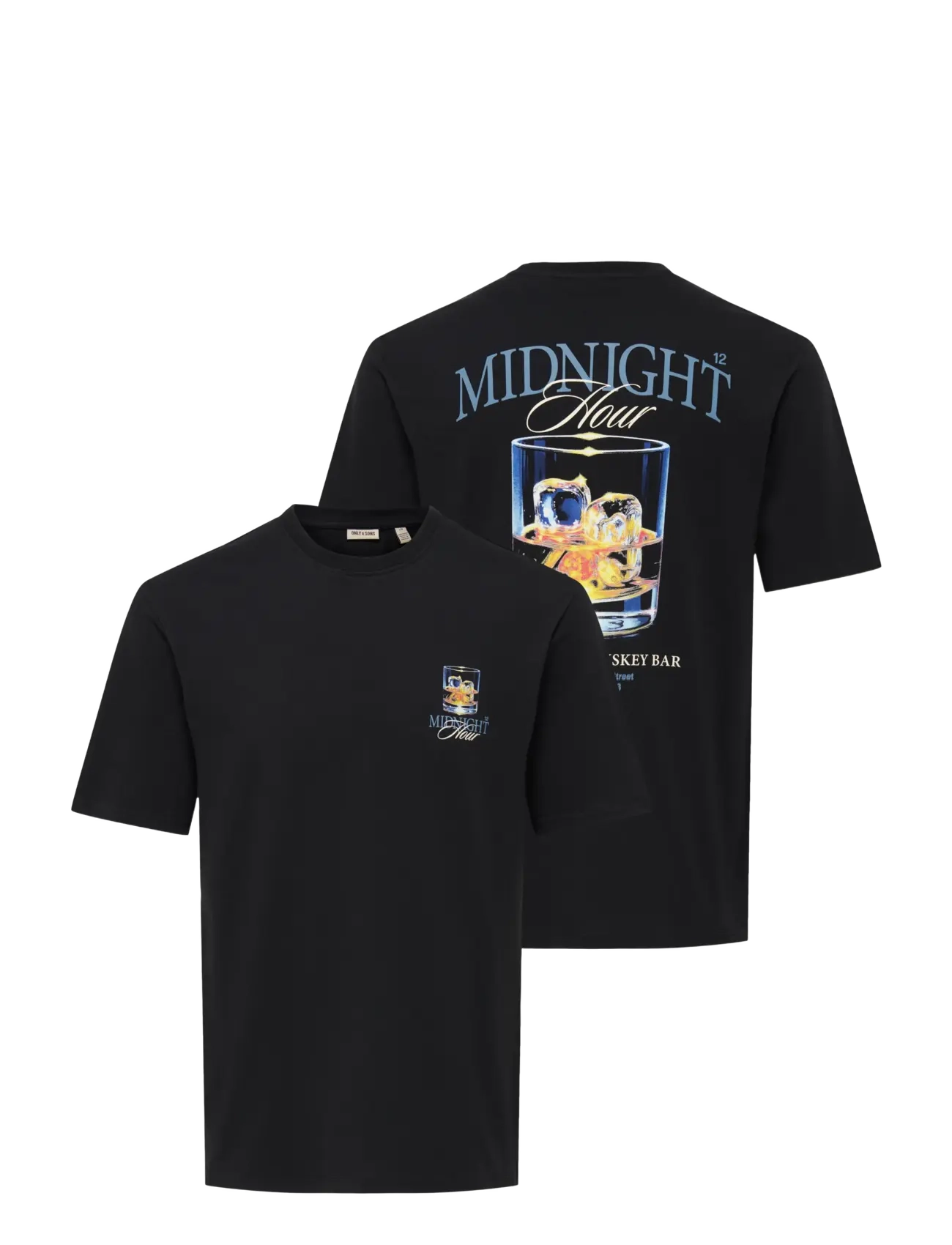 ONLY & SONS - ONSFRED NEGRONI NIGHTS SS TEE - black - 2