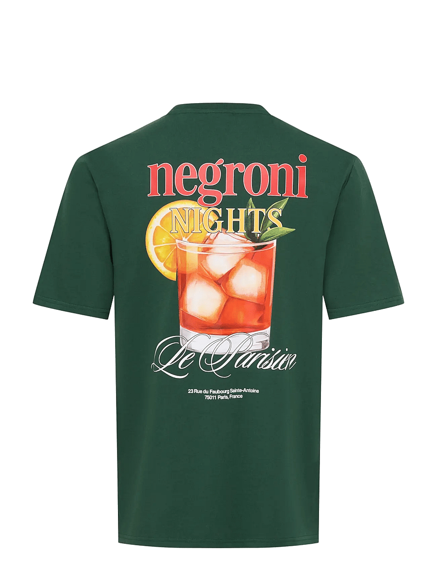 ONLY & SONS - ONSFRED NEGRONI NIGHTS SS TEE - kurzärmelige t-shirts - pineneedle - 1