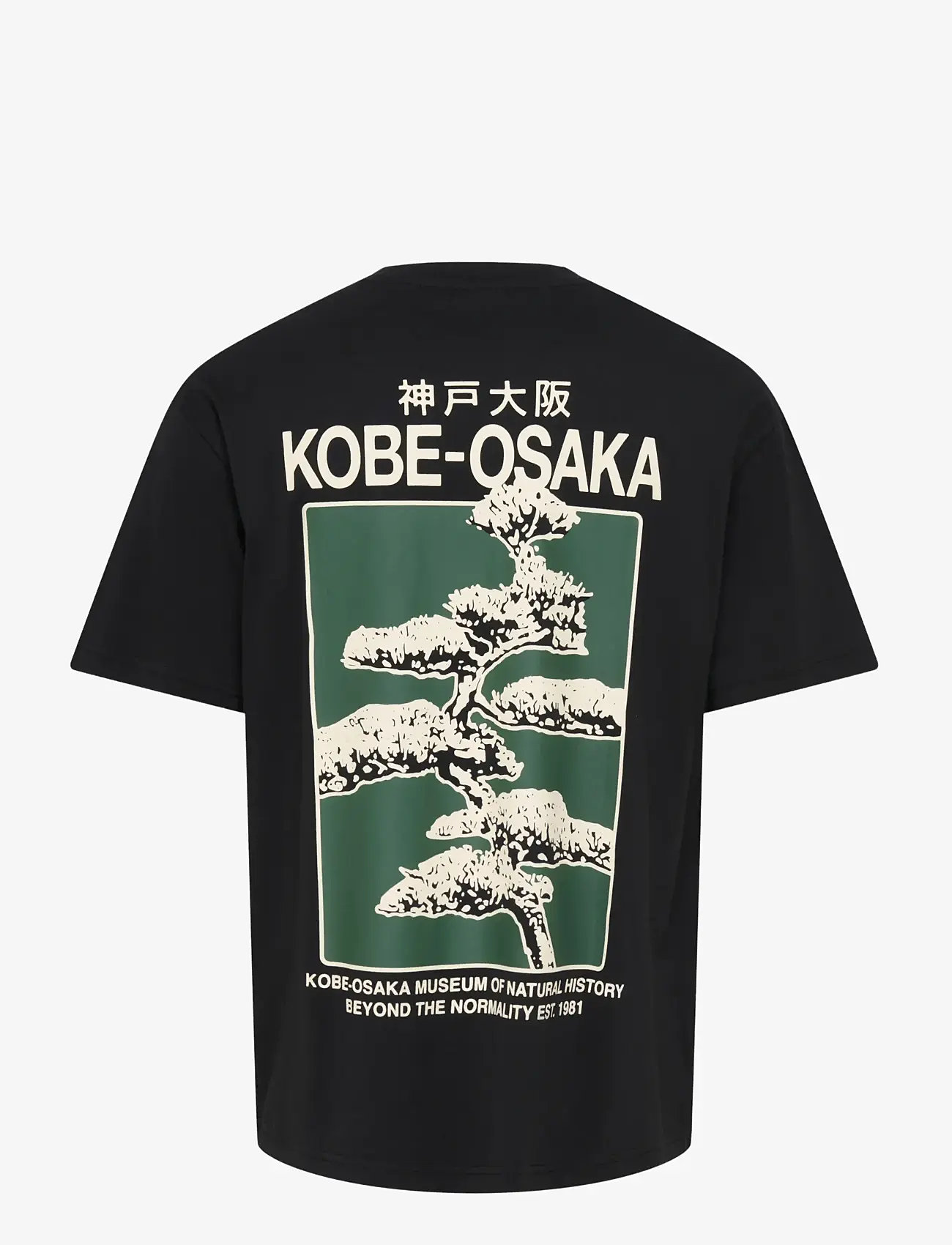 ONLY & SONS - ONSAXEL BONSAI RLX SS TEE - kortærmede t-shirts - black - 1