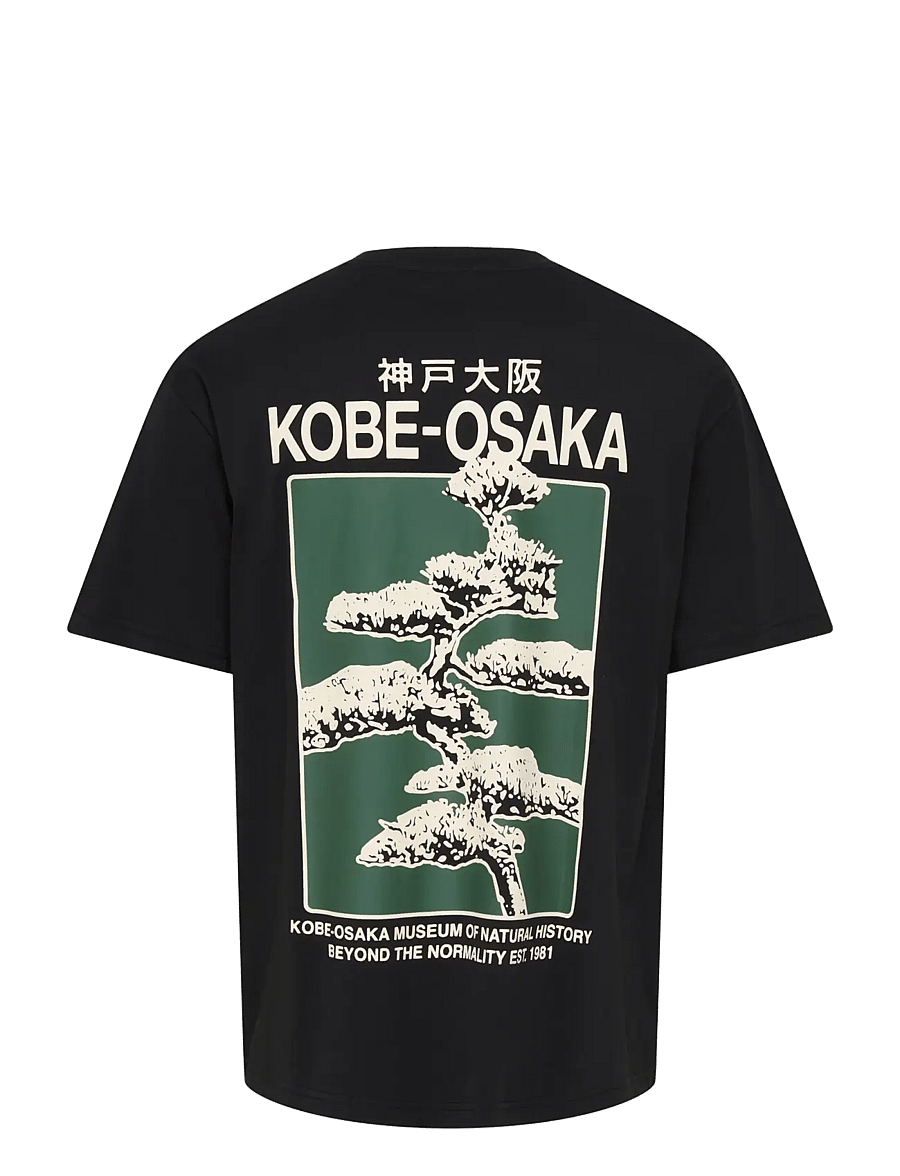 ONLY & SONS - ONSAXEL BONSAI RLX SS TEE - kurzärmelig - black - 1