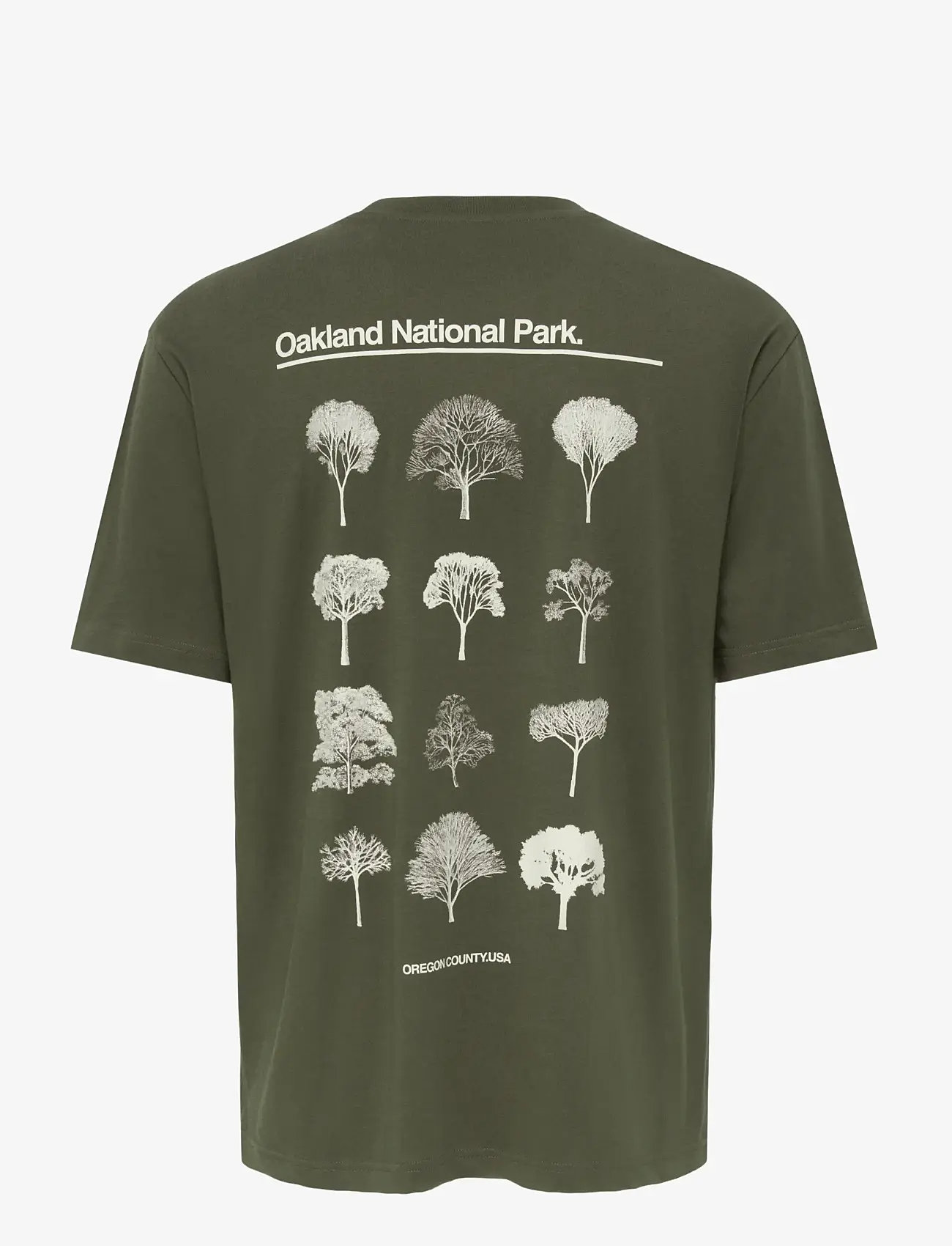 ONLY & SONS - ONSAXEL BONSAI RLX SS TEE - kortærmede t-shirts - tarmac - 1