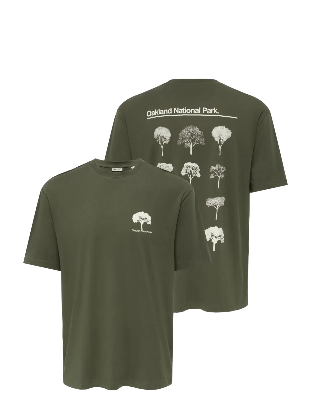 ONLY & SONS - ONSAXEL BONSAI RLX SS TEE - kortärmade t-shirts - tarmac - 2