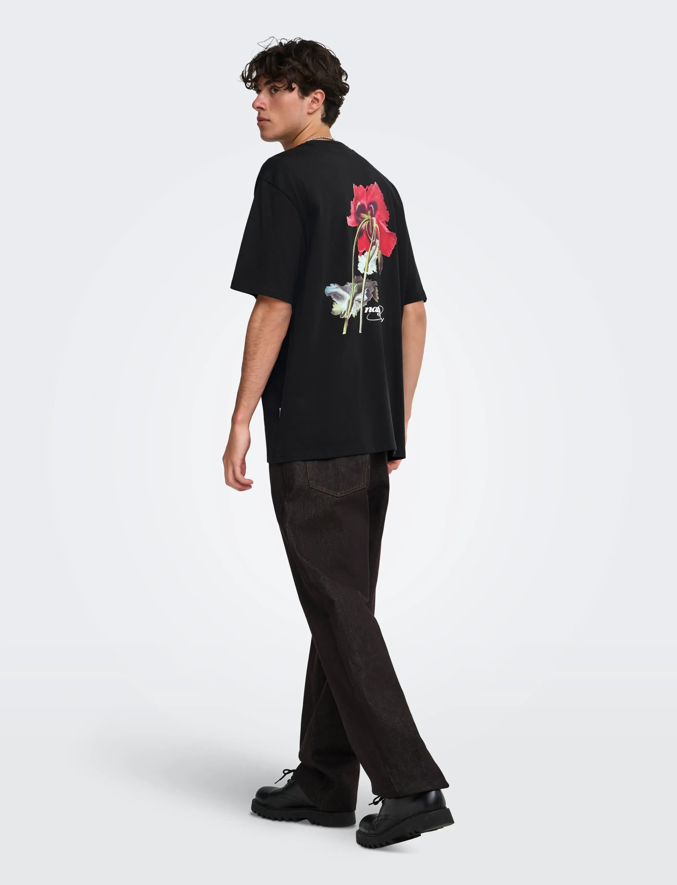 ONLY & SONS - ONSNATURE RLX SS TEE - kortærmede t-shirts - black - 3