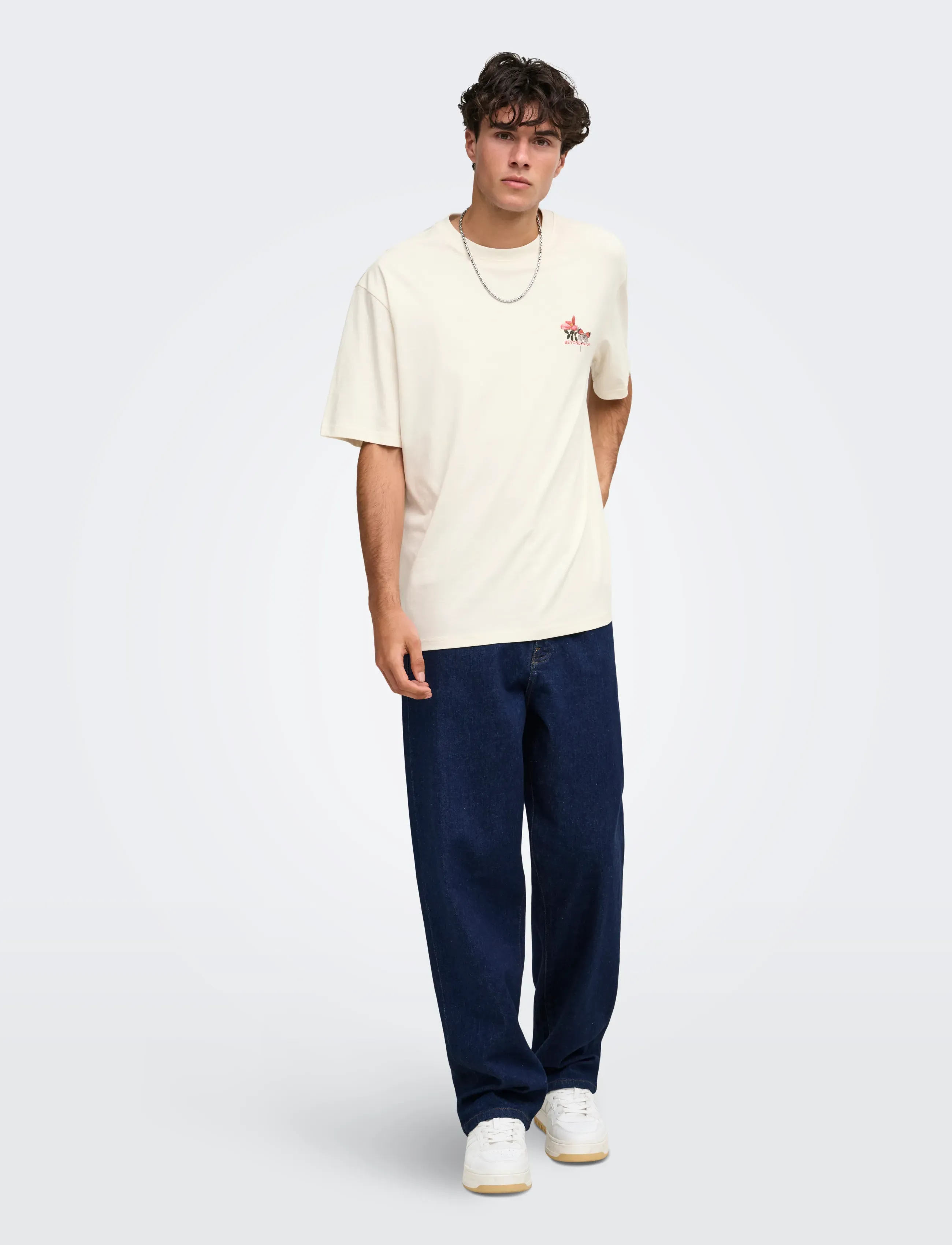 ONLY & SONS Onsnature Rlx Ss Tee t-shirts med tryck herr – bild 3