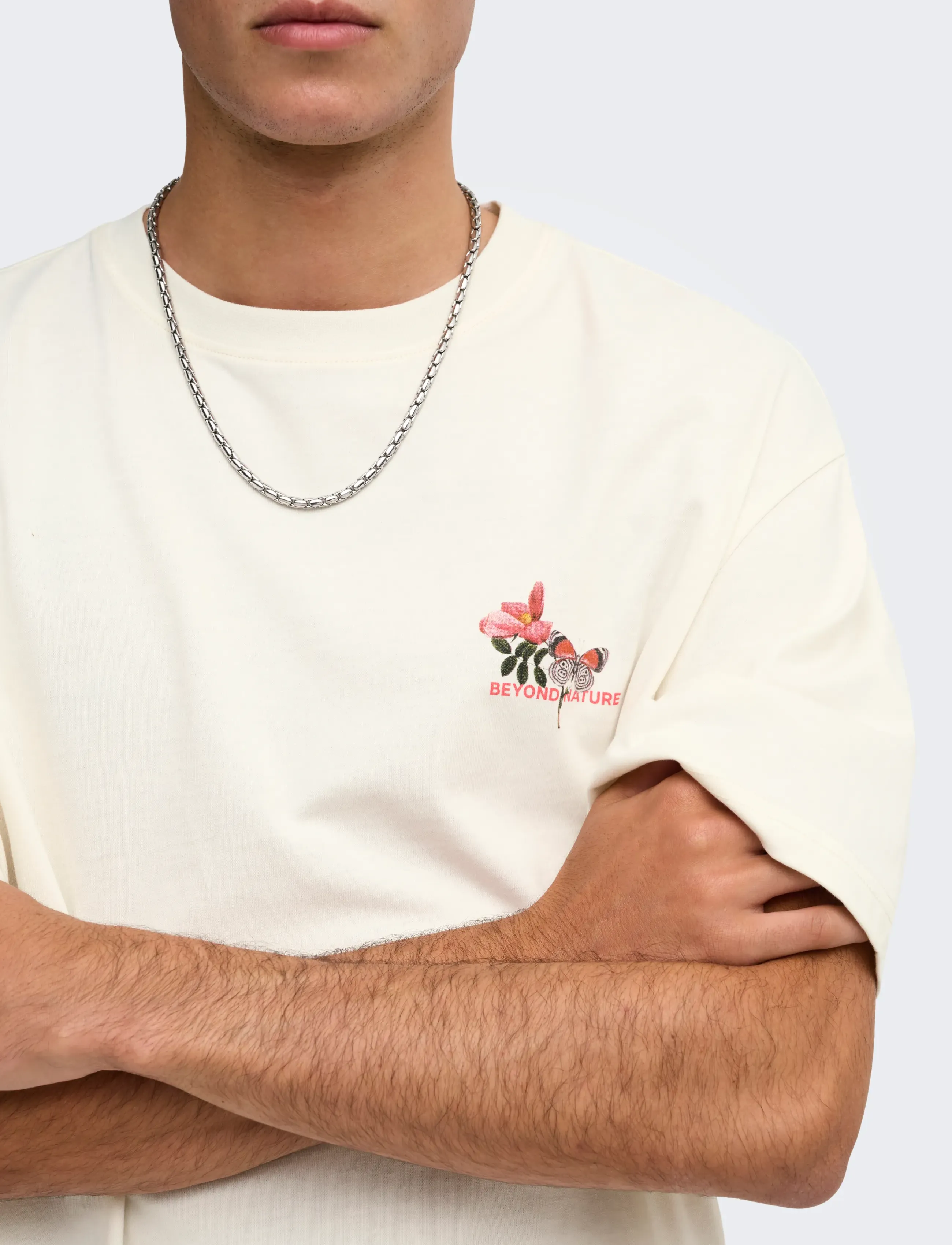 ONLY & SONS Onsnature Rlx Ss Tee t-shirts med tryck herr – bild 4