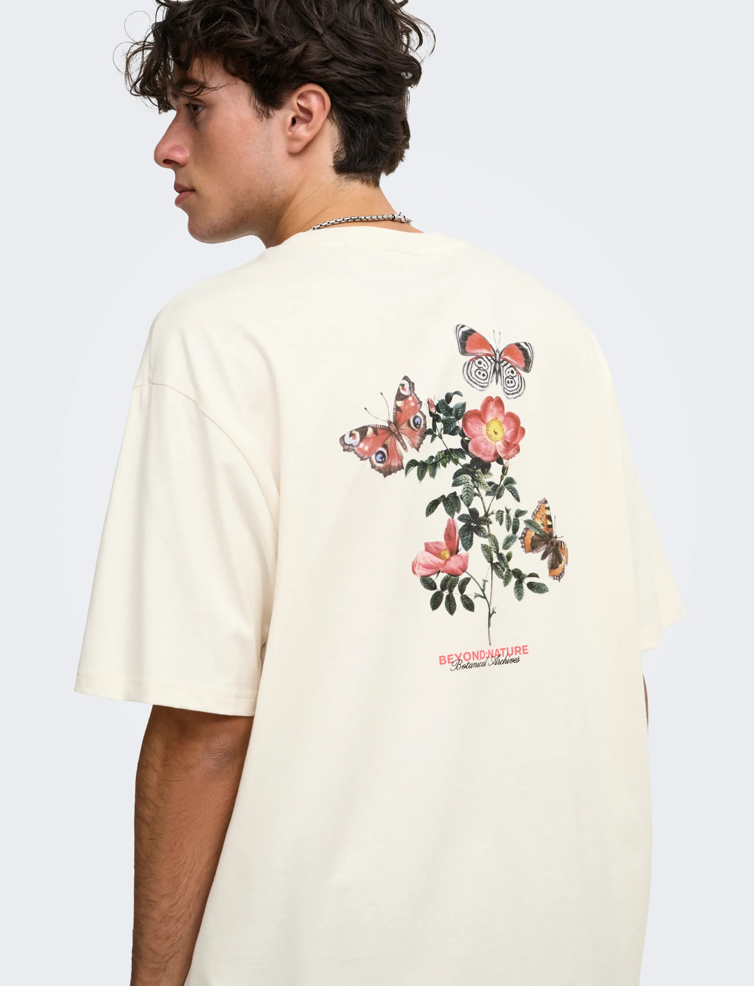 ONLY & SONS Onsnature Rlx Ss Tee t-shirts med tryck herr – bild 6