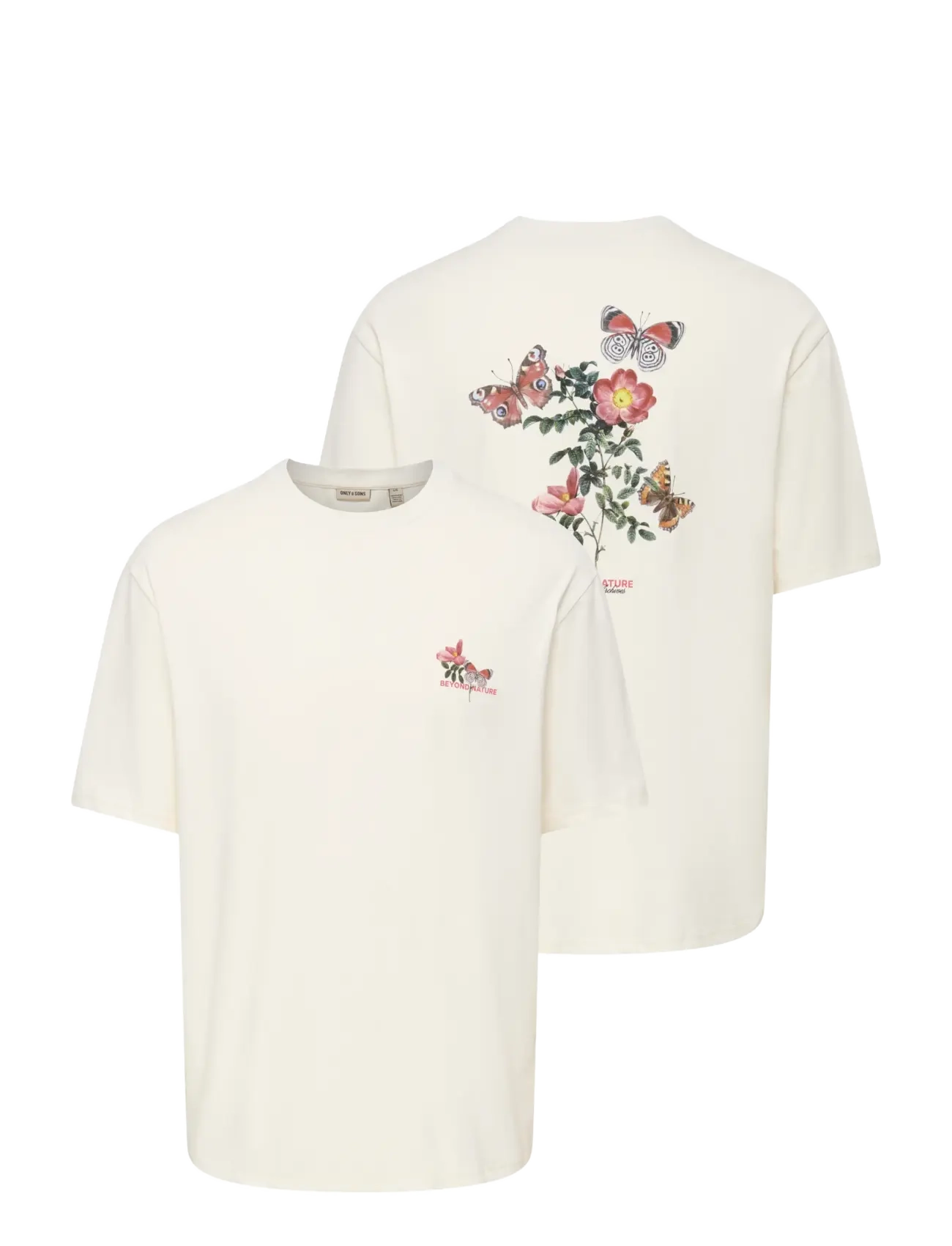 ONLY & SONS - ONSNATURE RLX SS TEE - kurzärmelige t-shirts - egret - 2