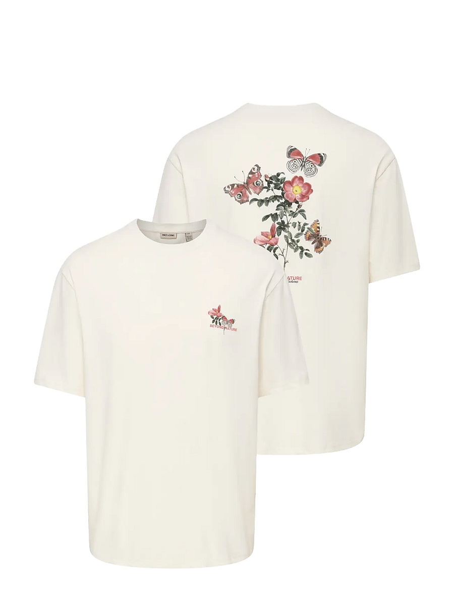 ONLY & SONS - ONSNATURE RLX SS TEE - kurzärmelige t-shirts - egret - 2