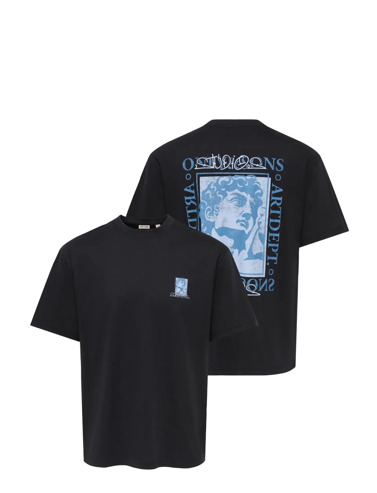 ONLY & SONS - ONSZEUS RLX SS TEE - black - 2