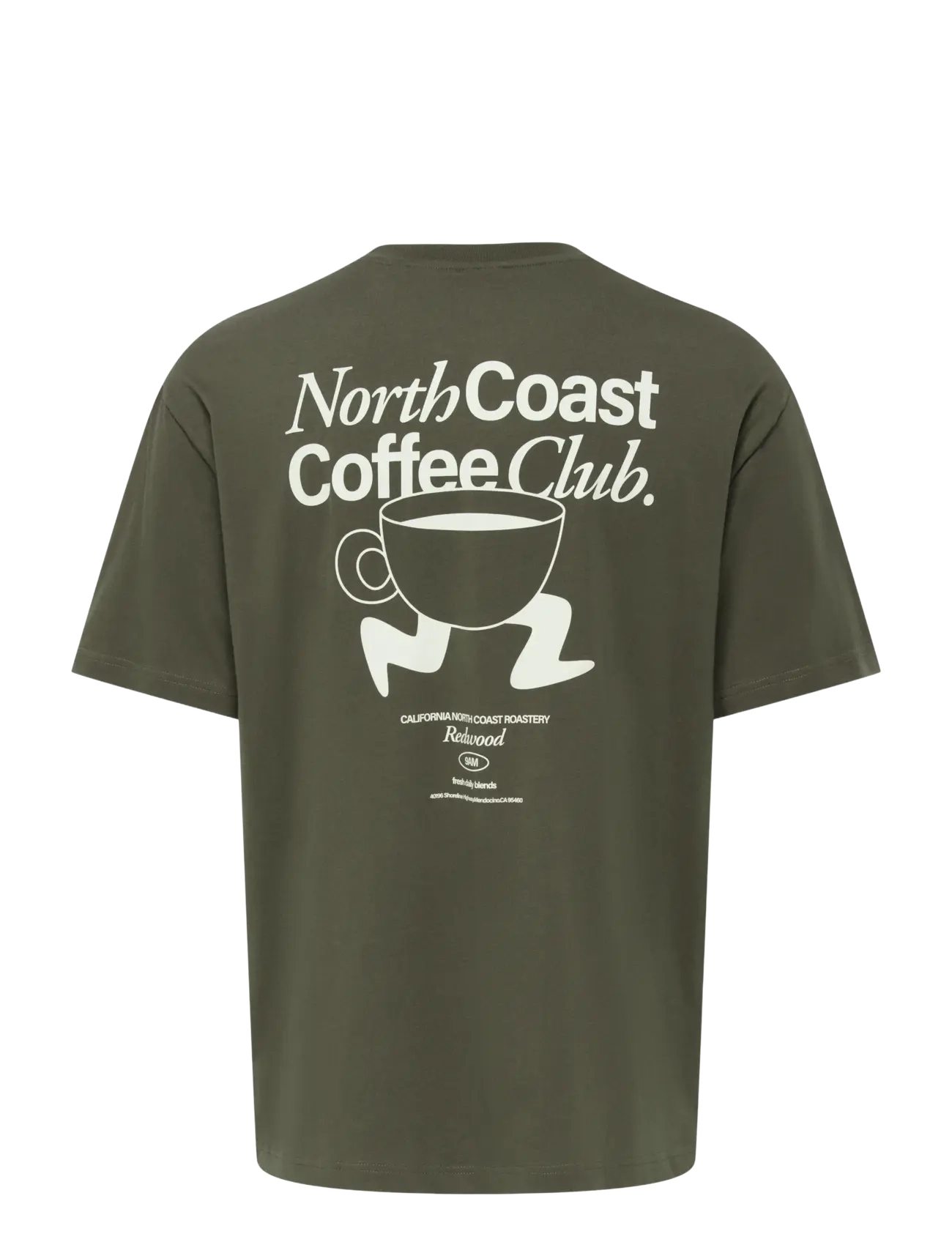 ONLY & SONS - ONSAXEL COFFEE RLX SS TEE - lühikeste varrukatega t-särgid - tarmac - 1