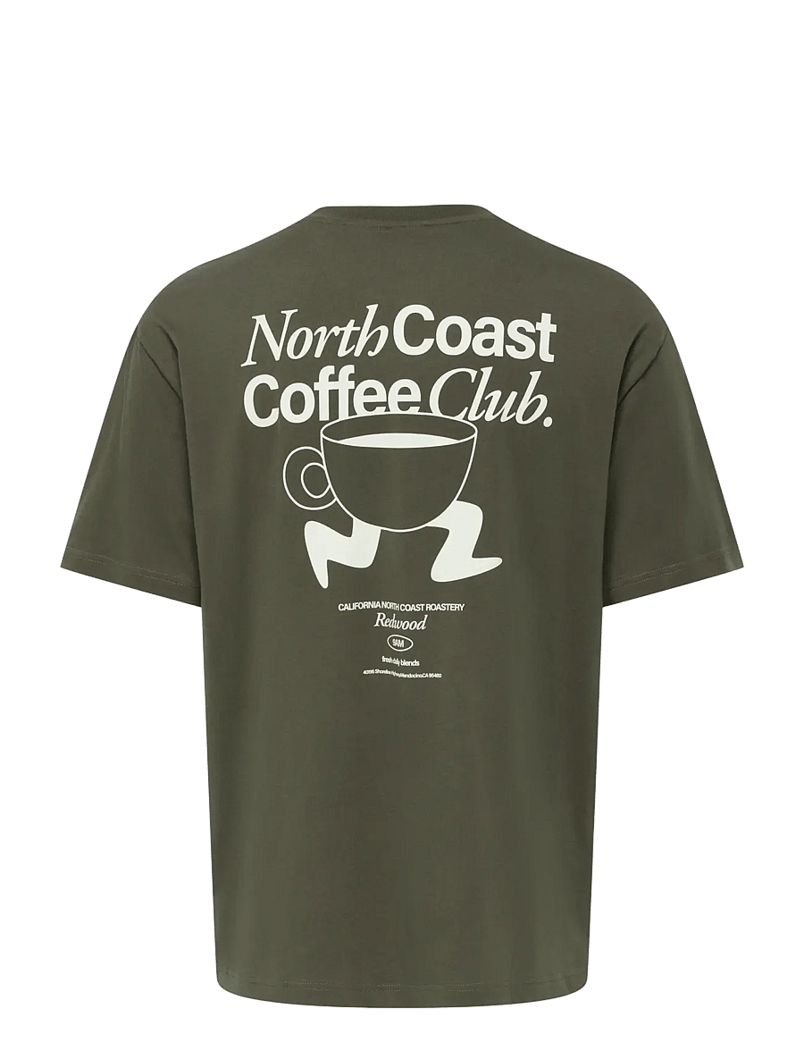 ONLY & SONS - ONSAXEL COFFEE RLX SS TEE - lühikeste varrukatega t-särgid - tarmac - 1