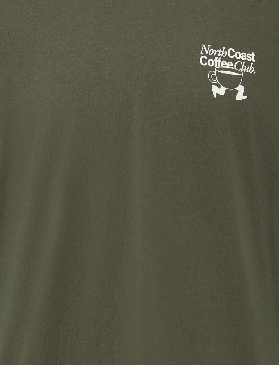 ONLY & SONS - ONSAXEL COFFEE RLX SS TEE - lühikeste varrukatega t-särgid - tarmac - 2