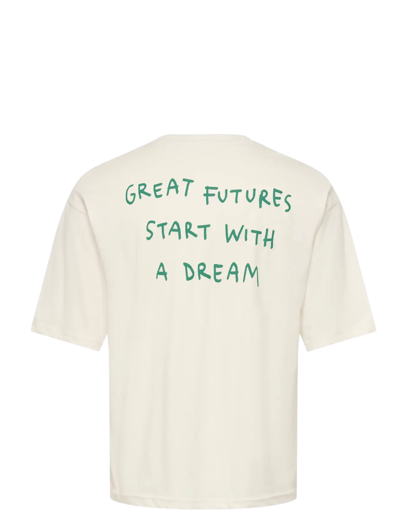 ONLY & SONS - ONSAXEL SCRIBBLE BOXY FIT SS TEE - kurzärmelige t-shirts - egret - 1