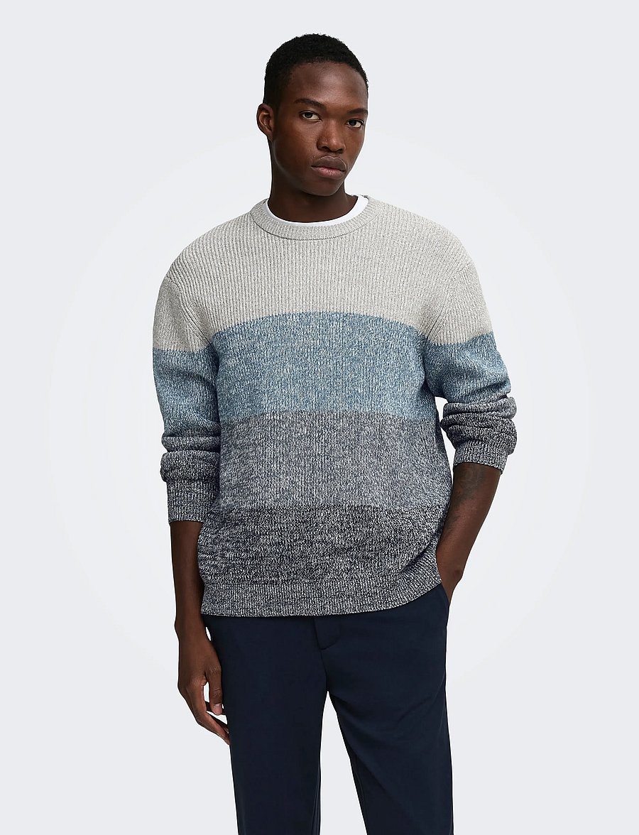 ONLY & SONS - ONSLUCA REG CREW NECK KNIT - rundhals - dark navy - 0