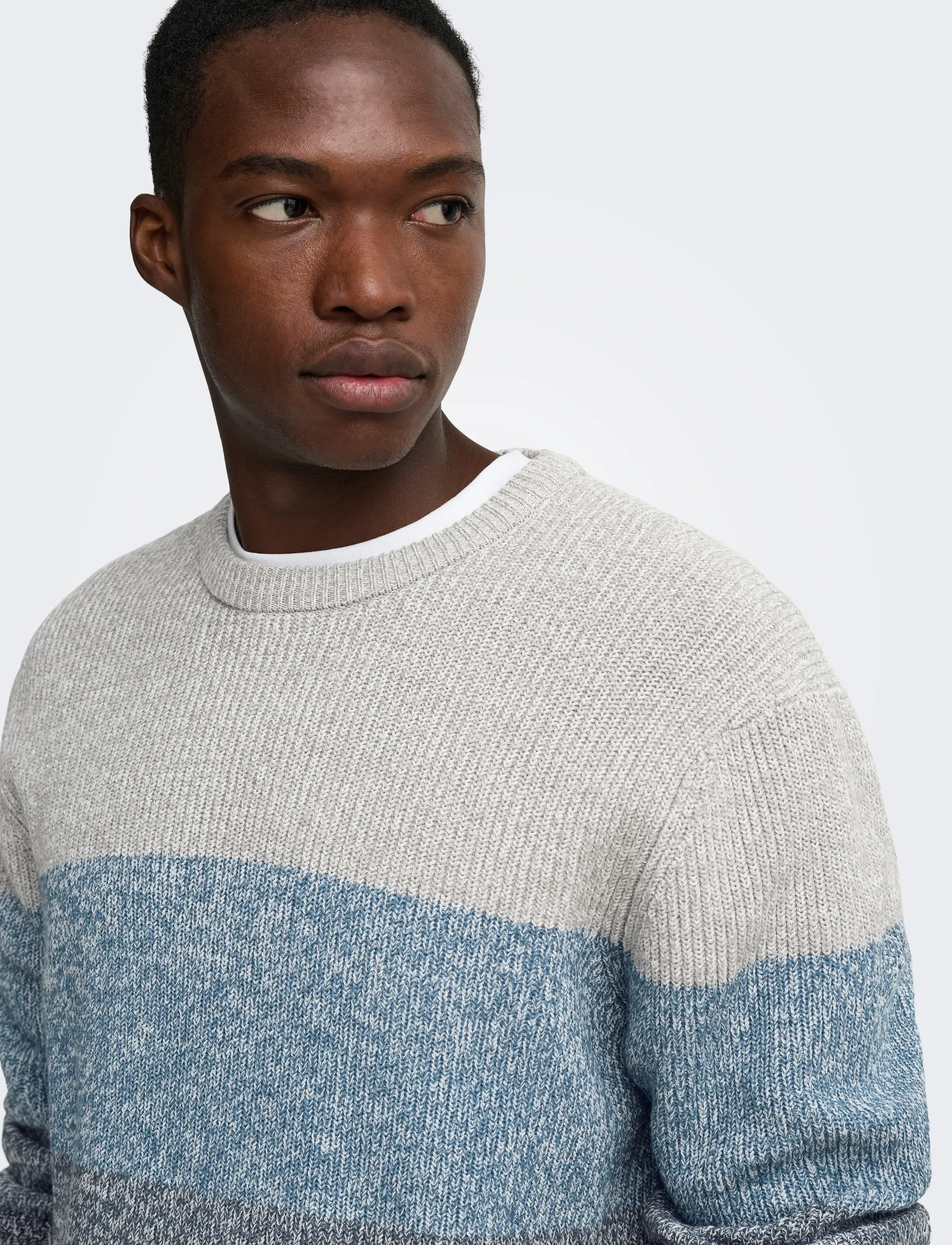 ONLY & SONS - ONSLUCA REG CREW NECK KNIT - rundhals - dark navy - 5