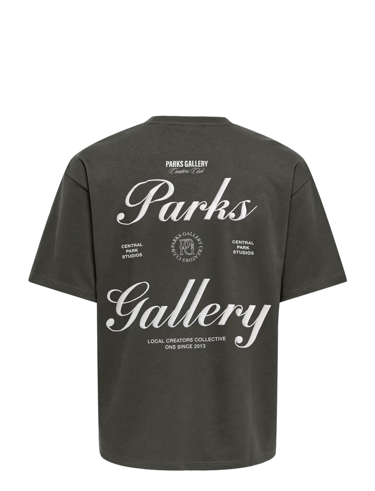 ONLY & SONS - ONSPARKS GALLERY AIR BOXY SS TEE NOOS - beluga - 1
