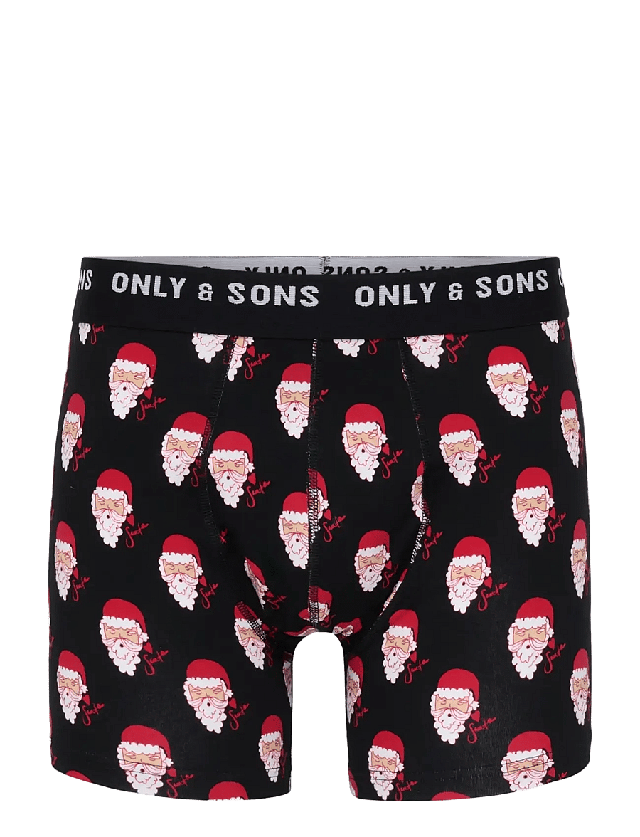 ONLY & SONS - ONSCHRISTMAS UNDERWEAR SOCK GIFTBOX - black - 1