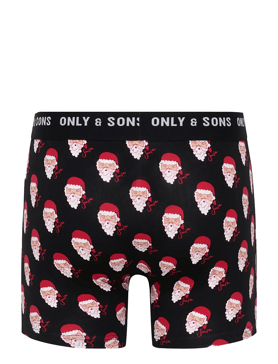 ONLY & SONS - ONSCHRISTMAS UNDERWEAR SOCK GIFTBOX - black - 2