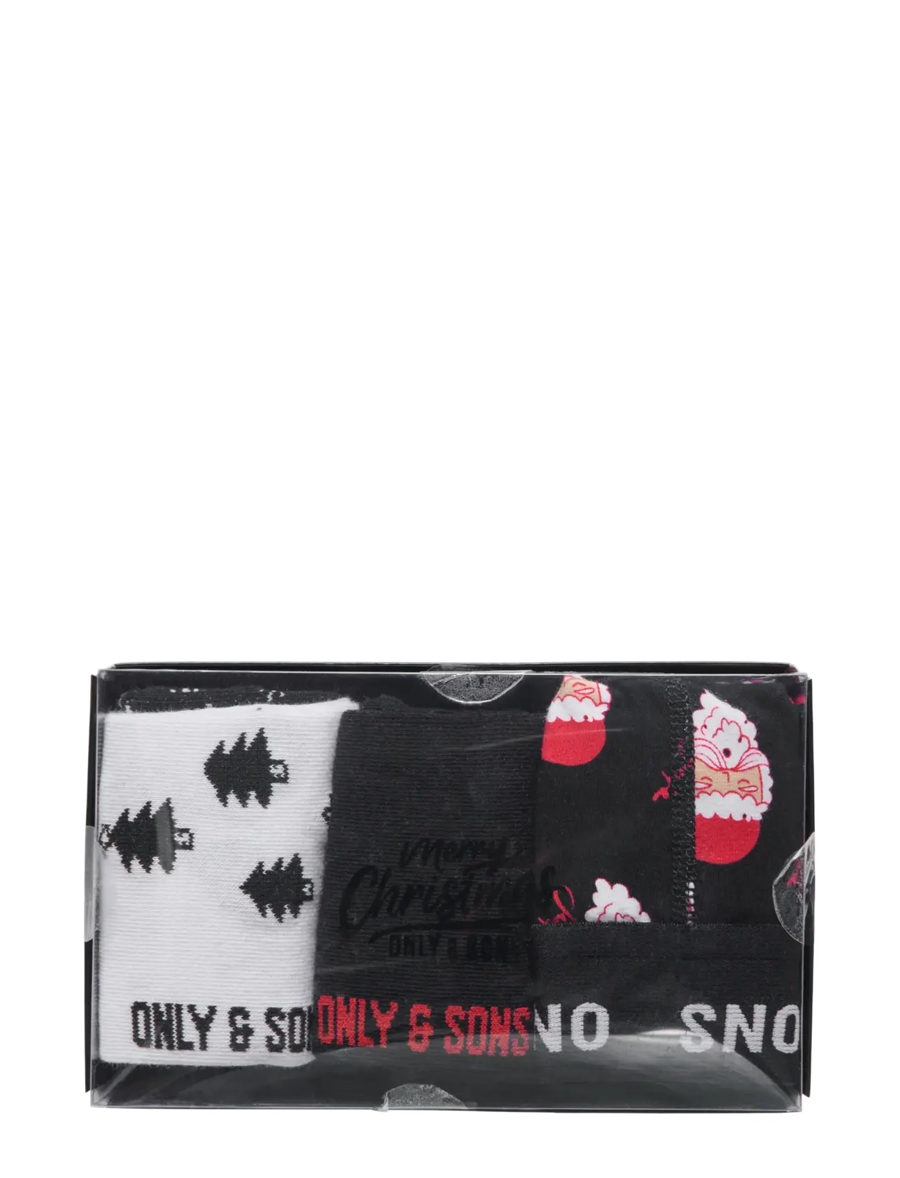 ONLY & SONS - ONSCHRISTMAS UNDERWEAR SOCK GIFTBOX - black - 5