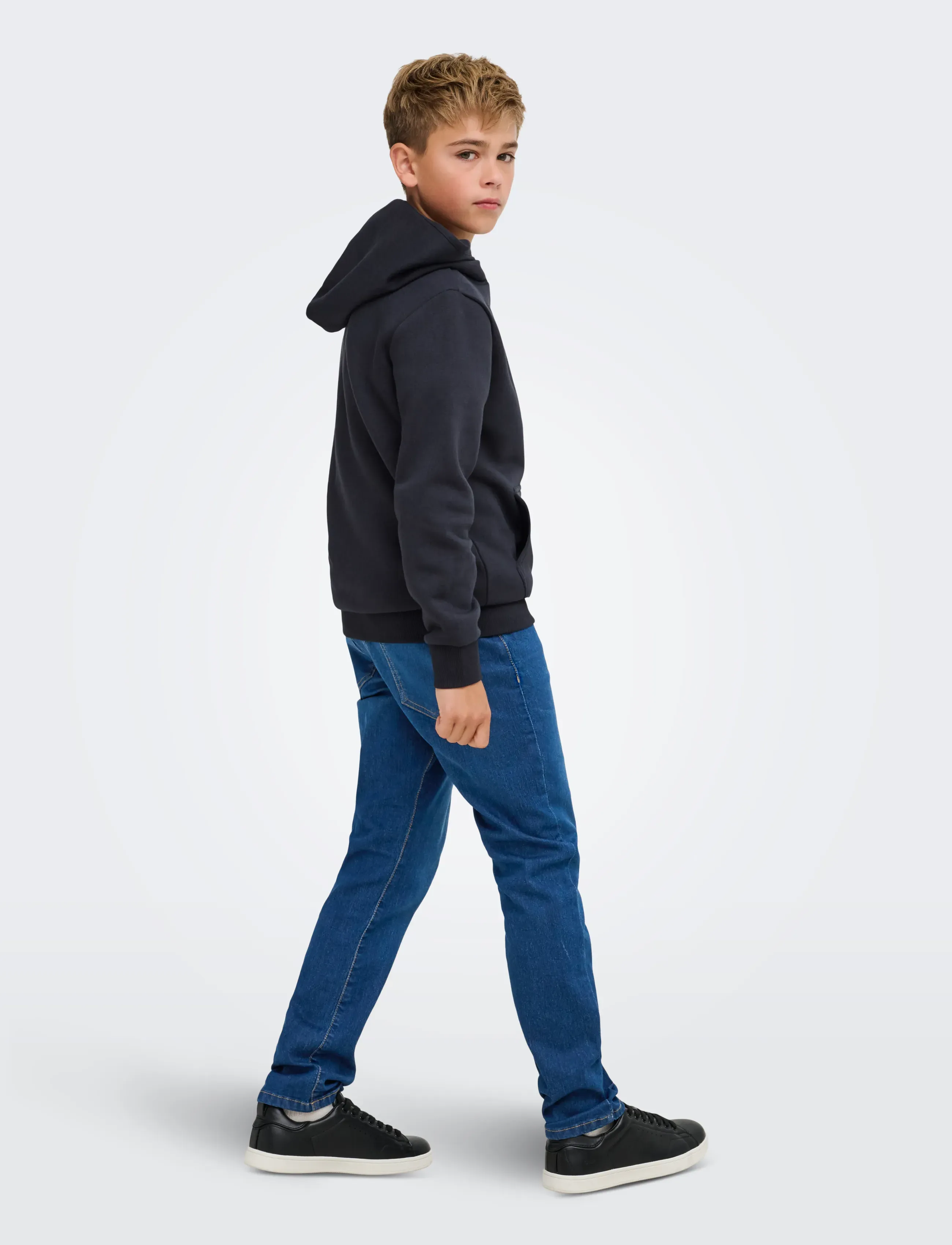 ONLY & SONS - OSJCERES HOODIE LABEL SWT NOOS - kapuzenpullover - dark navy - 3