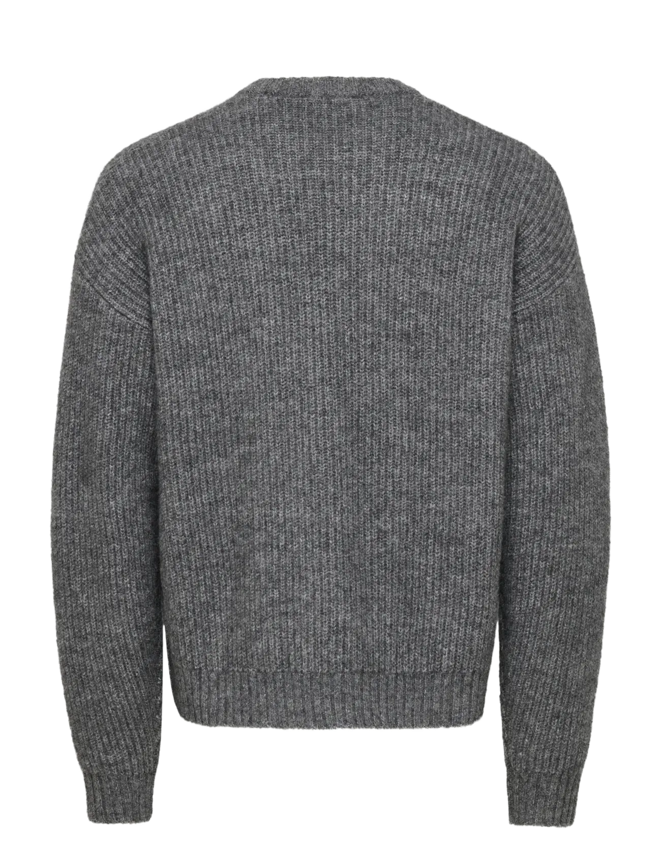 ONLY & SONS - ONSBOB DS LS CREW KNIT FRML - medium grey melange - 1