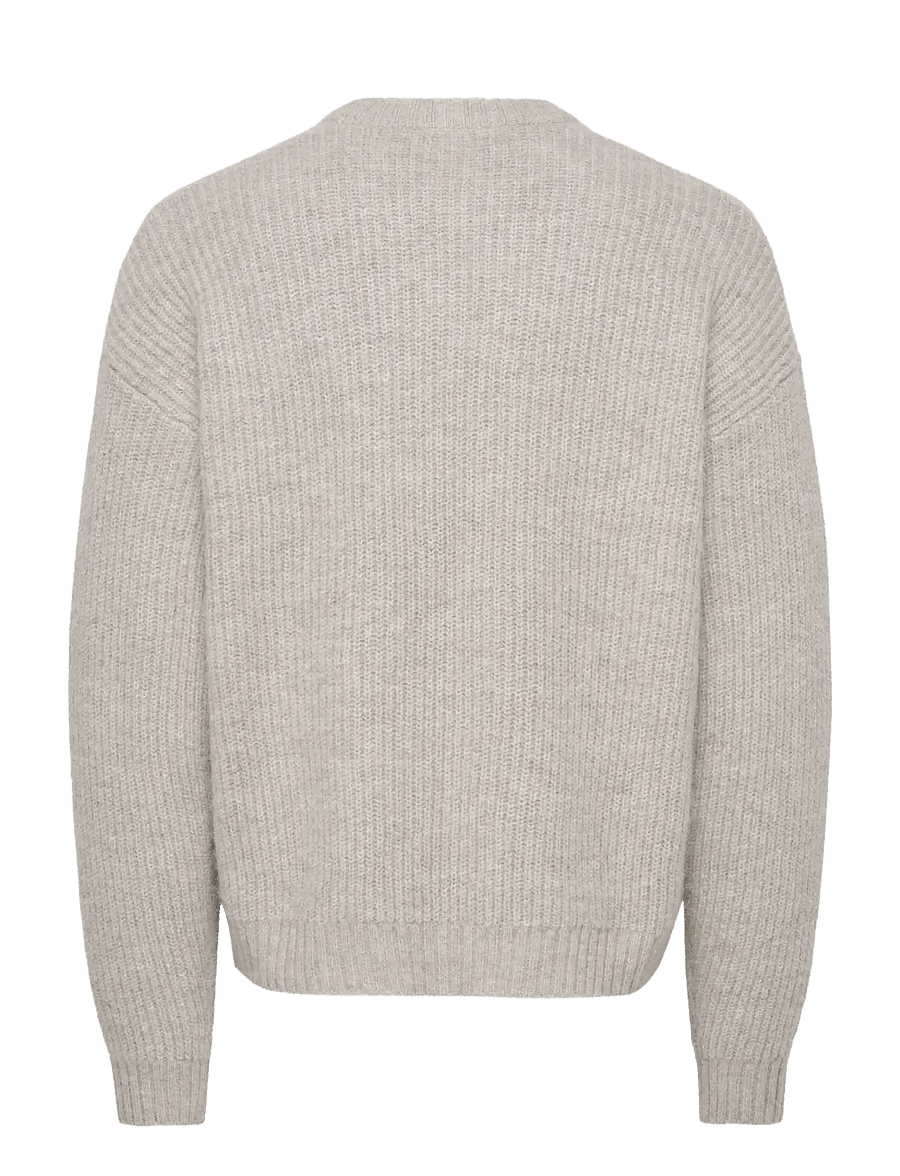 ONLY & SONS - ONSBOB DS LS CREW KNIT FRML - rundhals - silver lining - 1