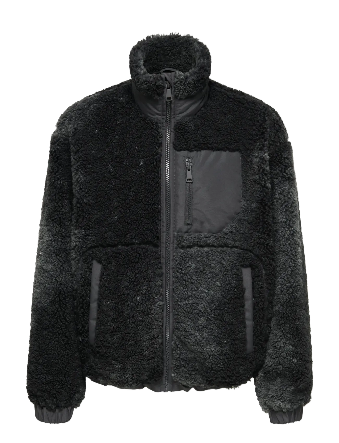 ONLY & SONS OSJTHOR SHERPA JACKET OTW JNR - Winter Collection - GREY PINSTRIPE / grey