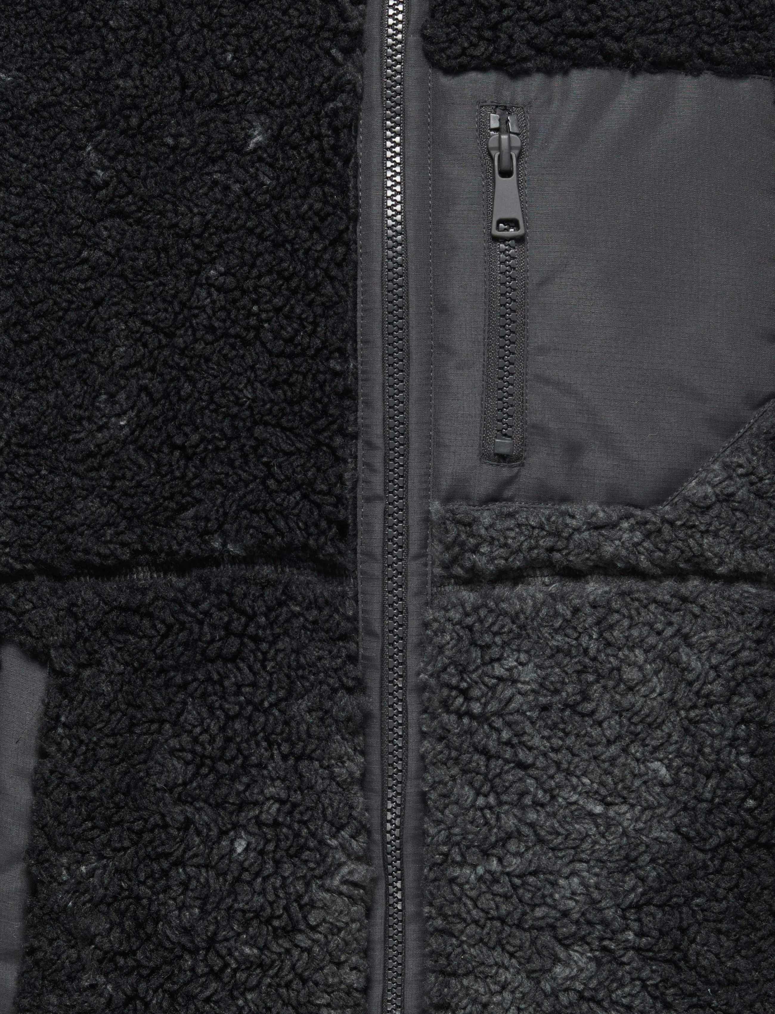 ONLY & SONS - OSJTHOR SHERPA JACKET OTW JNR - fleece jackets - grey pinstripe - 2