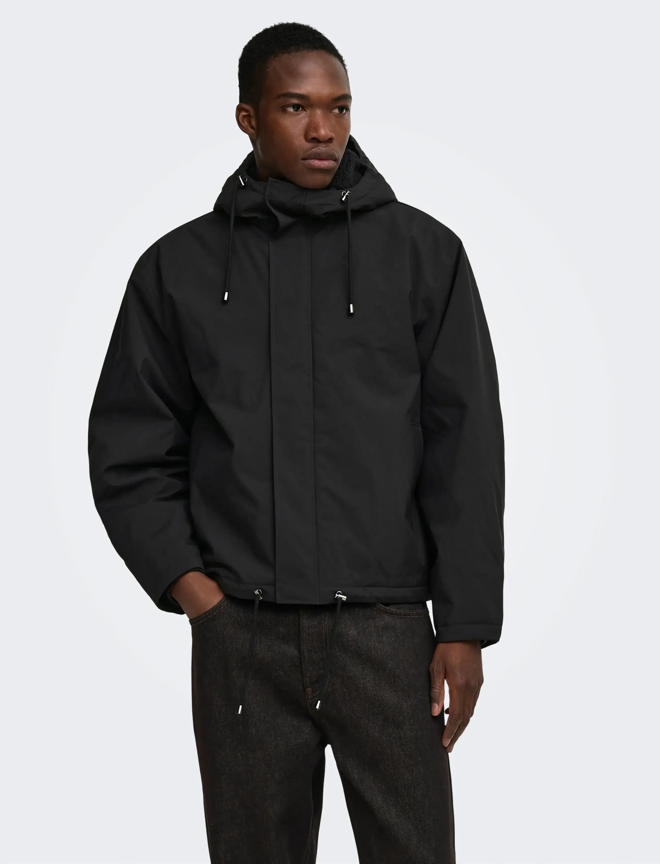 ONLY & SONS ONSALEX SHORT JACKET OTW - Jacken - BLACK / black